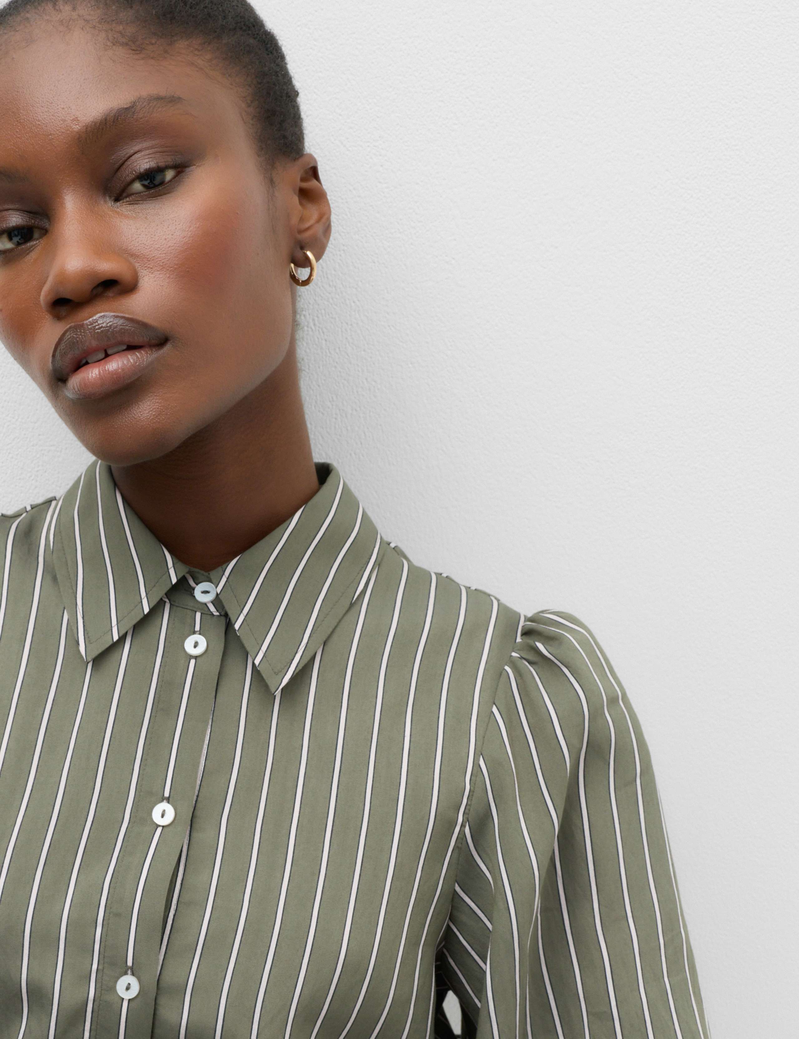 Striped Collared Shirt 6 of 6