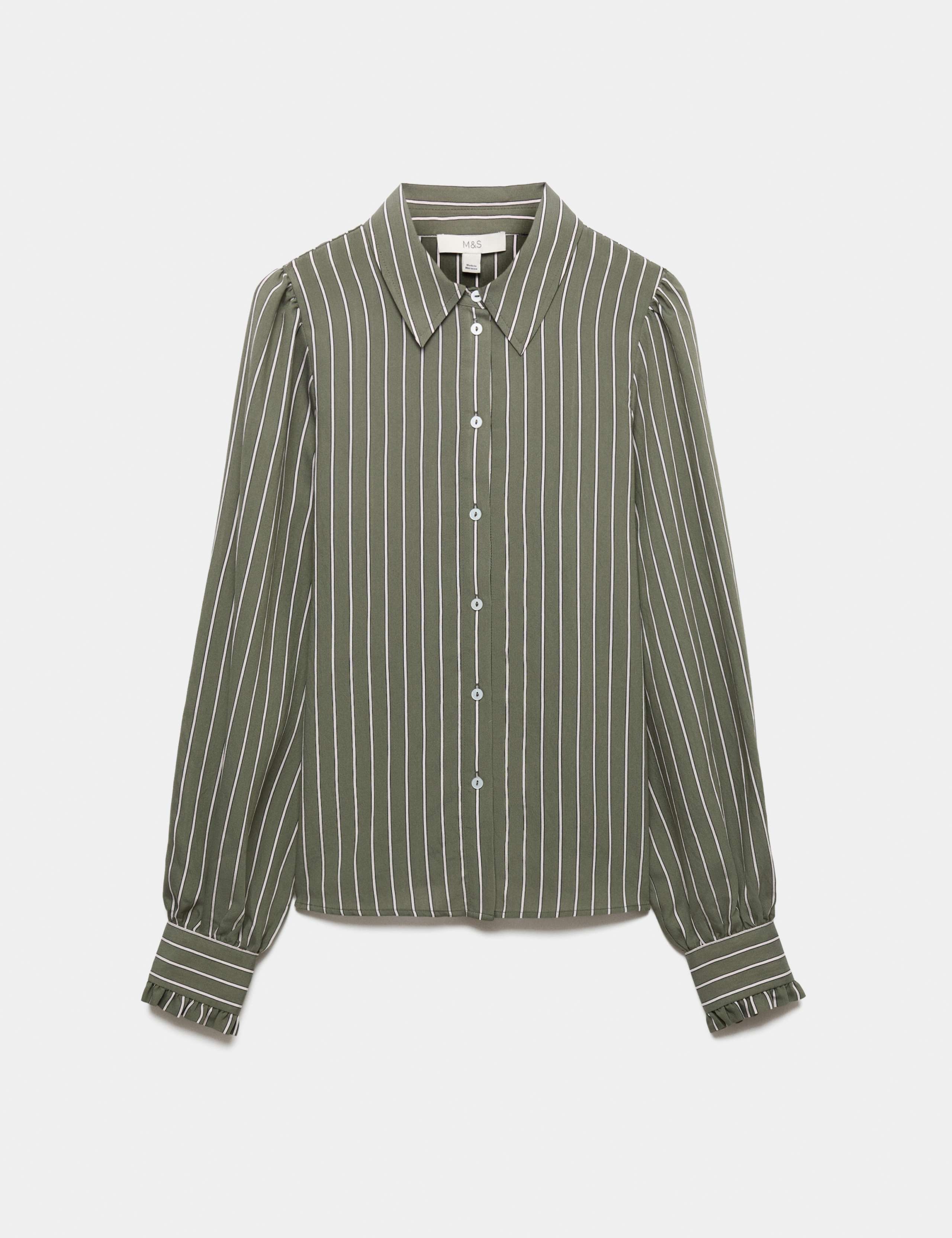 Striped Collared Shirt 2 of 6