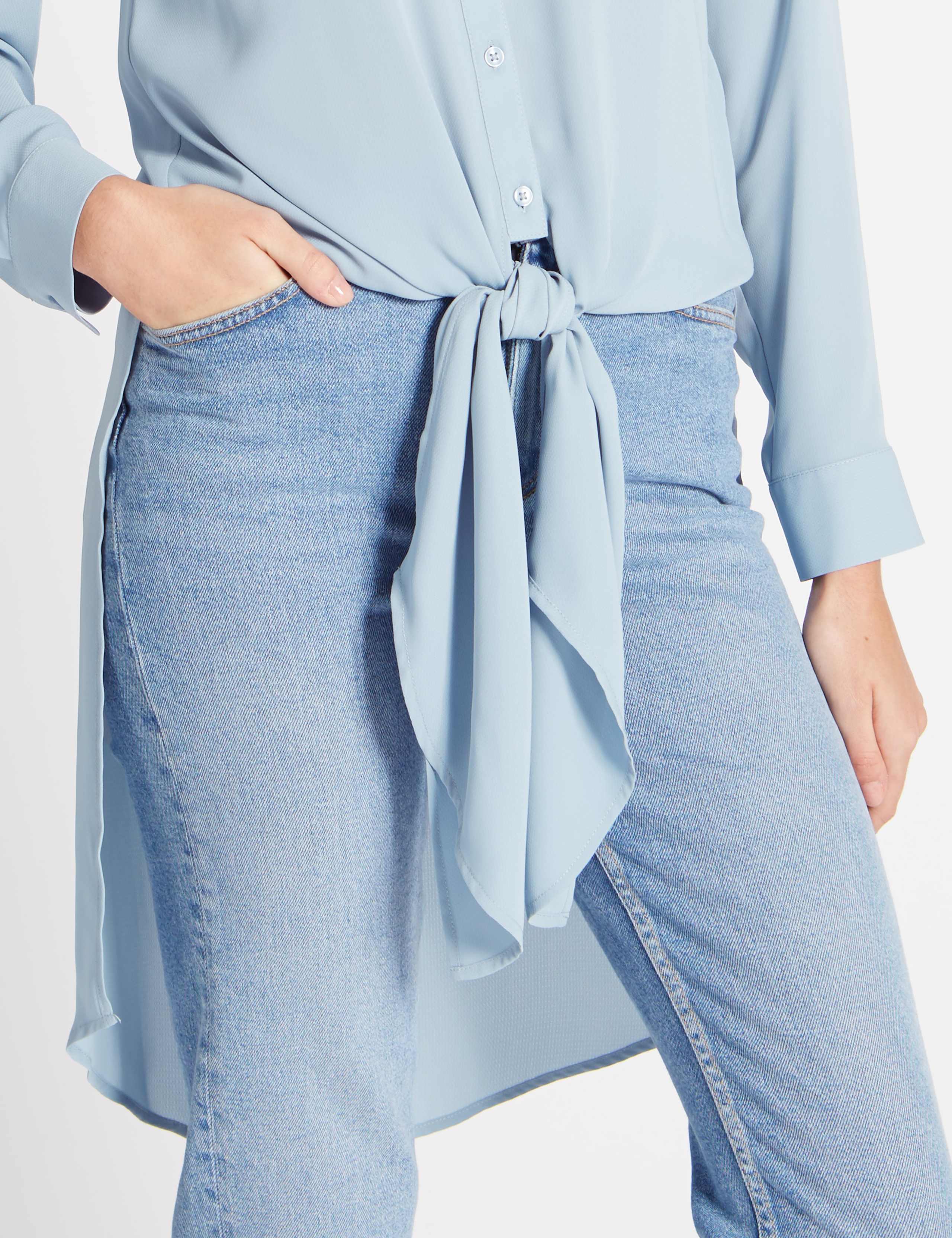 Long Sleeve Tie Shirt 4 of 4