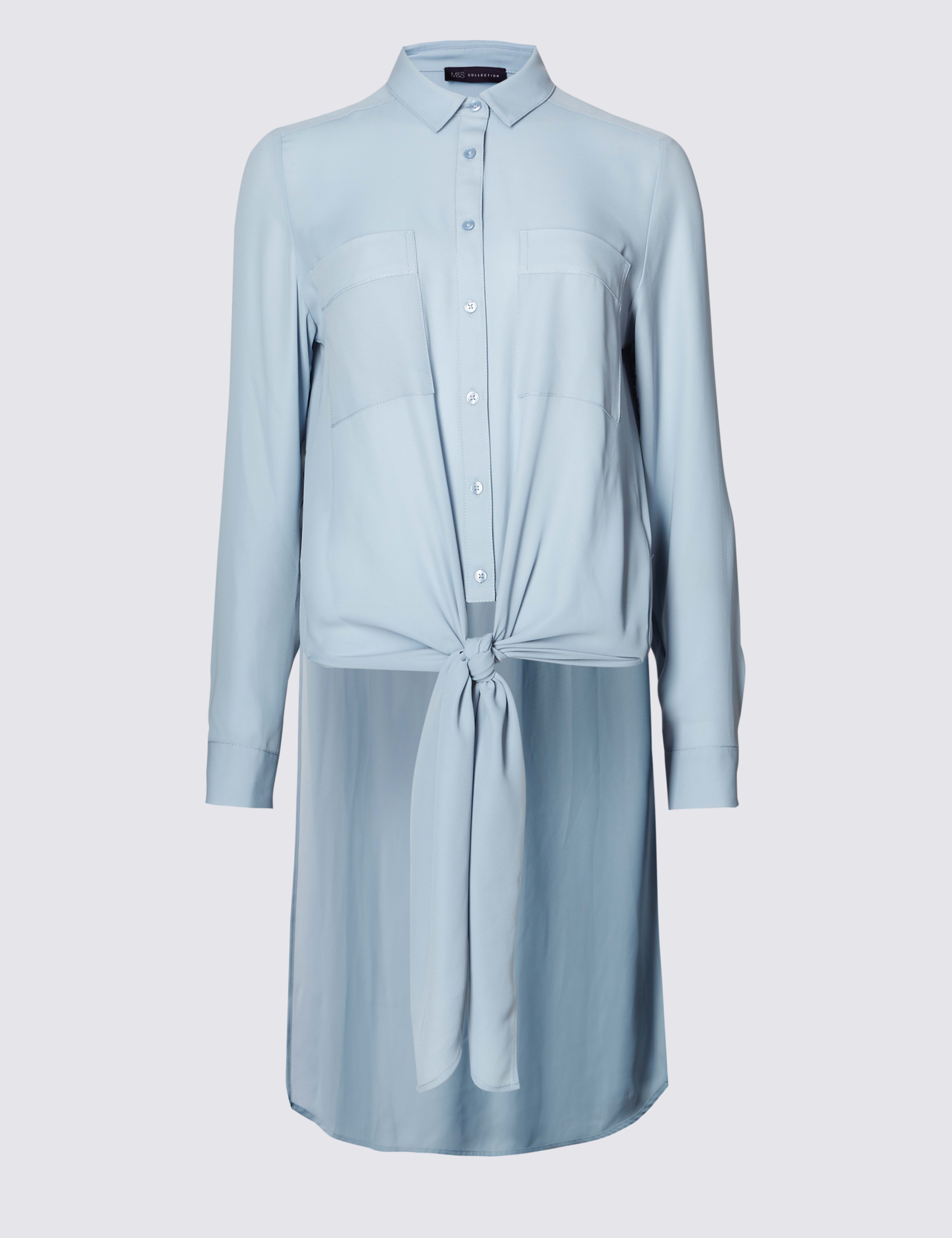 Long Sleeve Tie Shirt 2 of 4