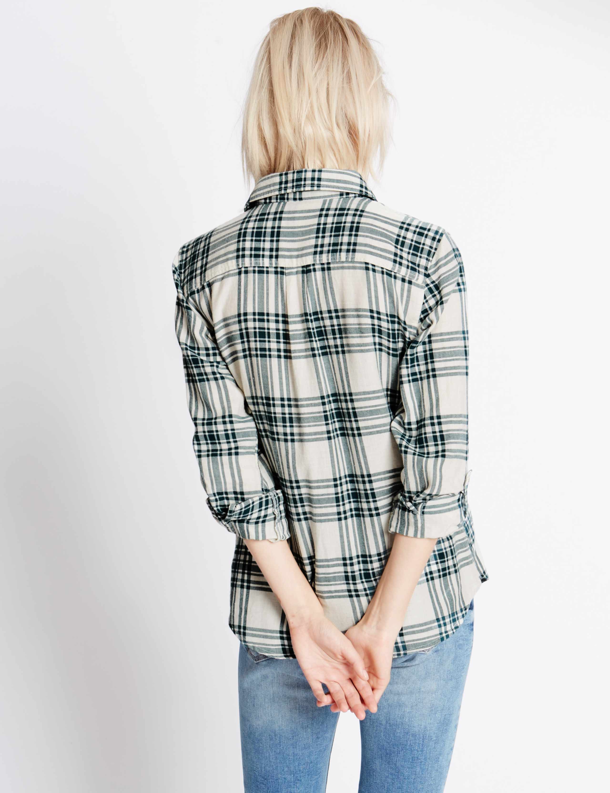 Pure Cotton Checked Long Sleeve Shirt 3 of 4