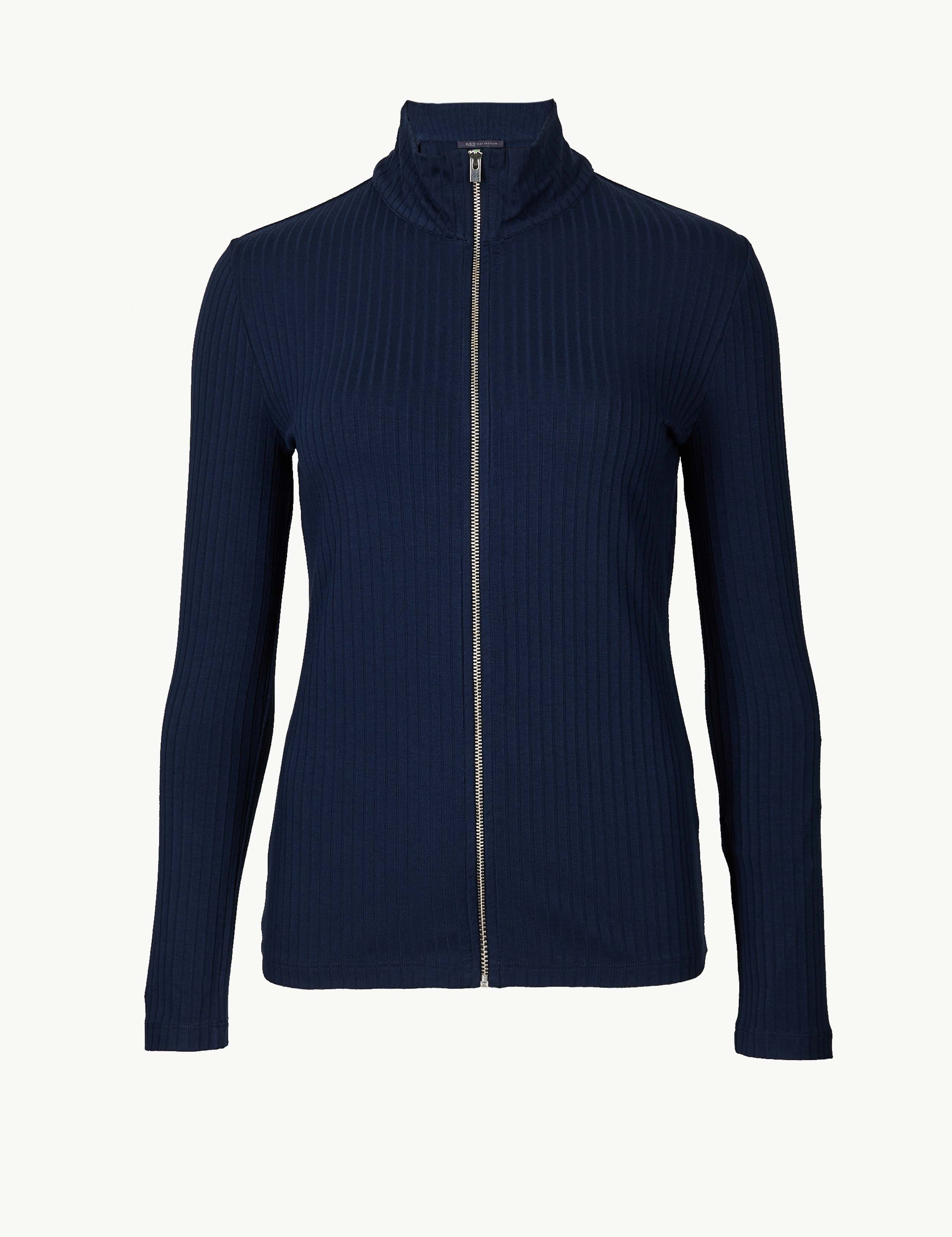 Textured Turtle Neck Long Sleeve Sweatshirt 2 of 5