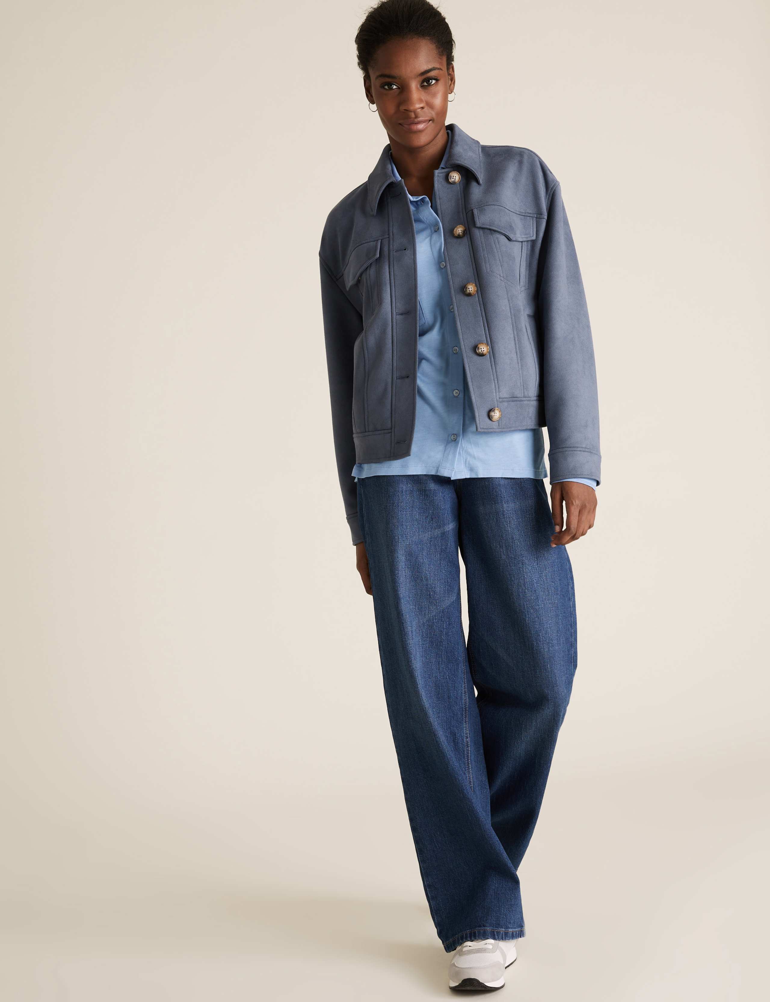Jersey Collared Regular Fit Long Sleeve Shirt 3 of 4