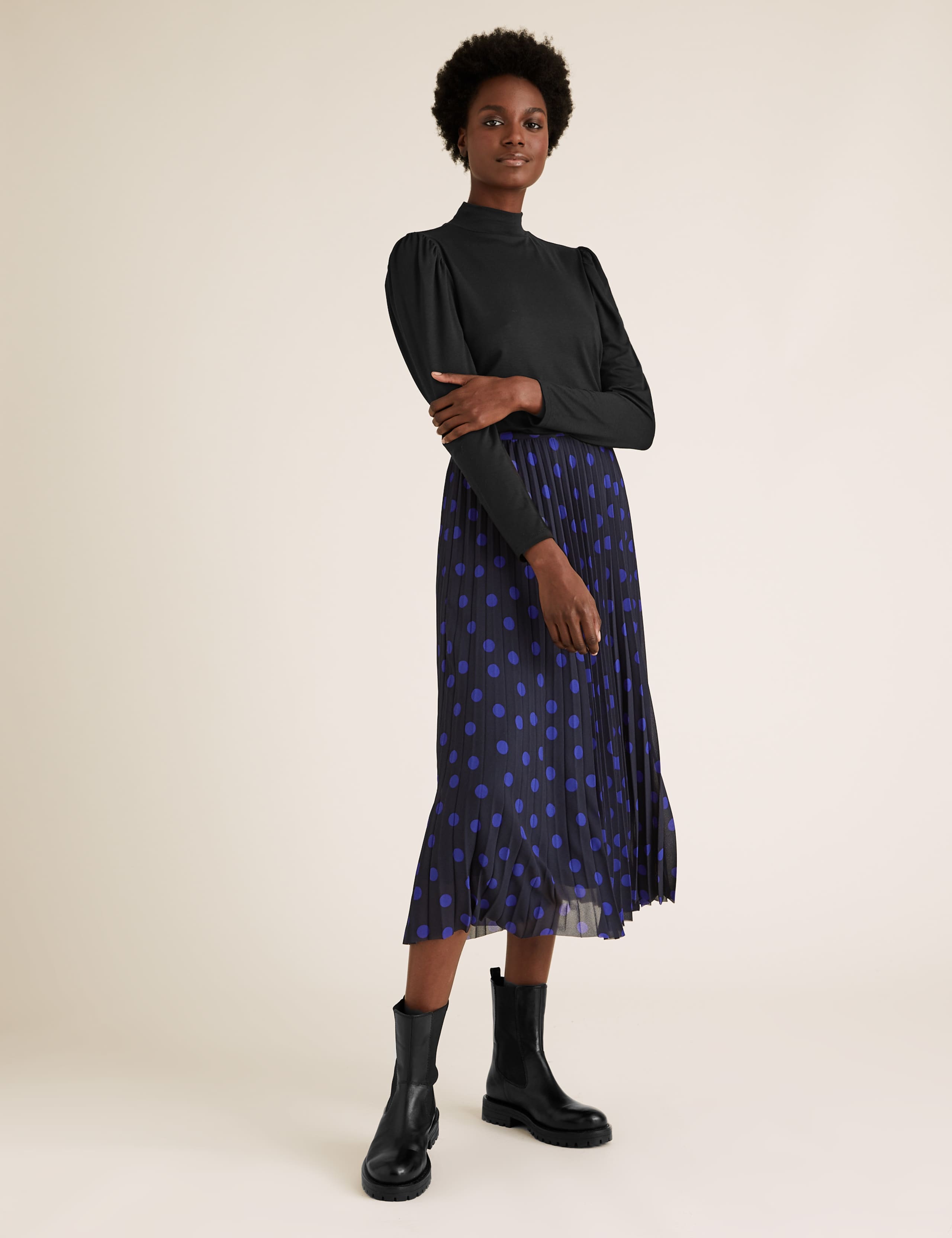 Funnel Neck Fitted Long Sleeve Top 4 of 5