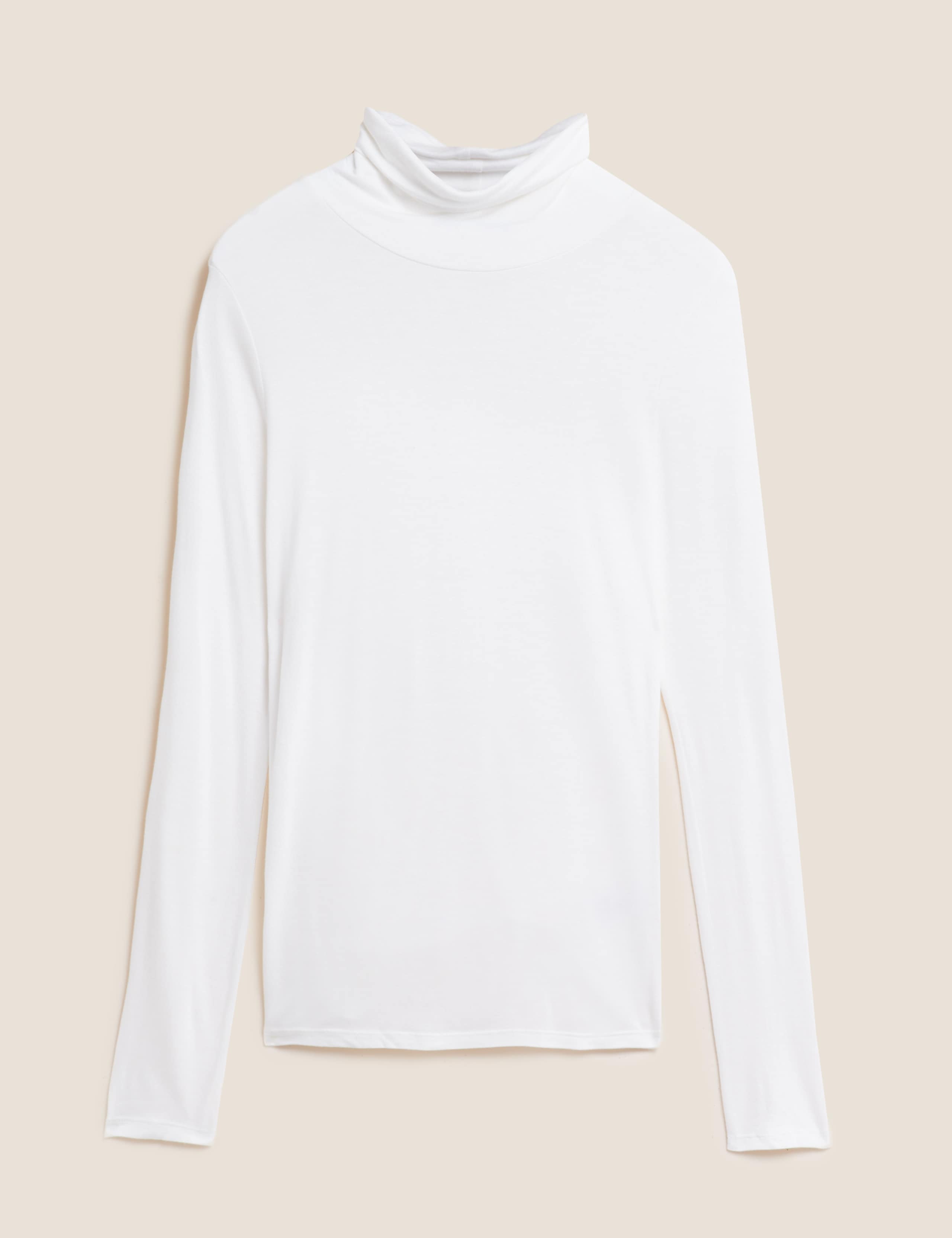 Second Skin Roll Neck Jersey Top 1 of 1