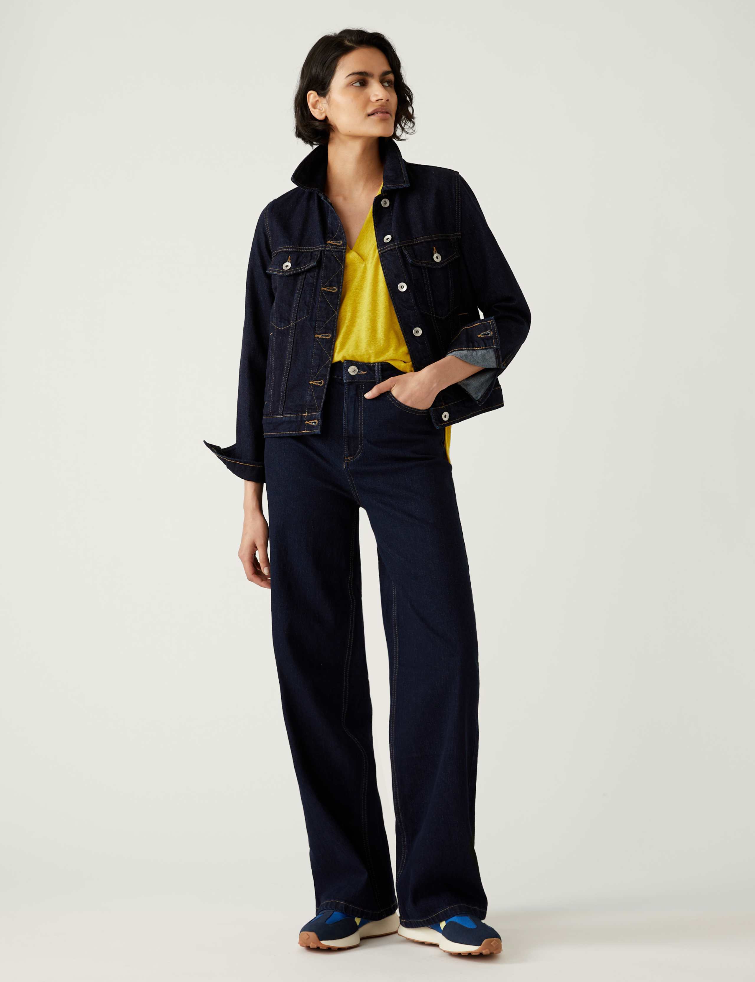 Linen Rich Regular Fit T-Shirt 4 of 5