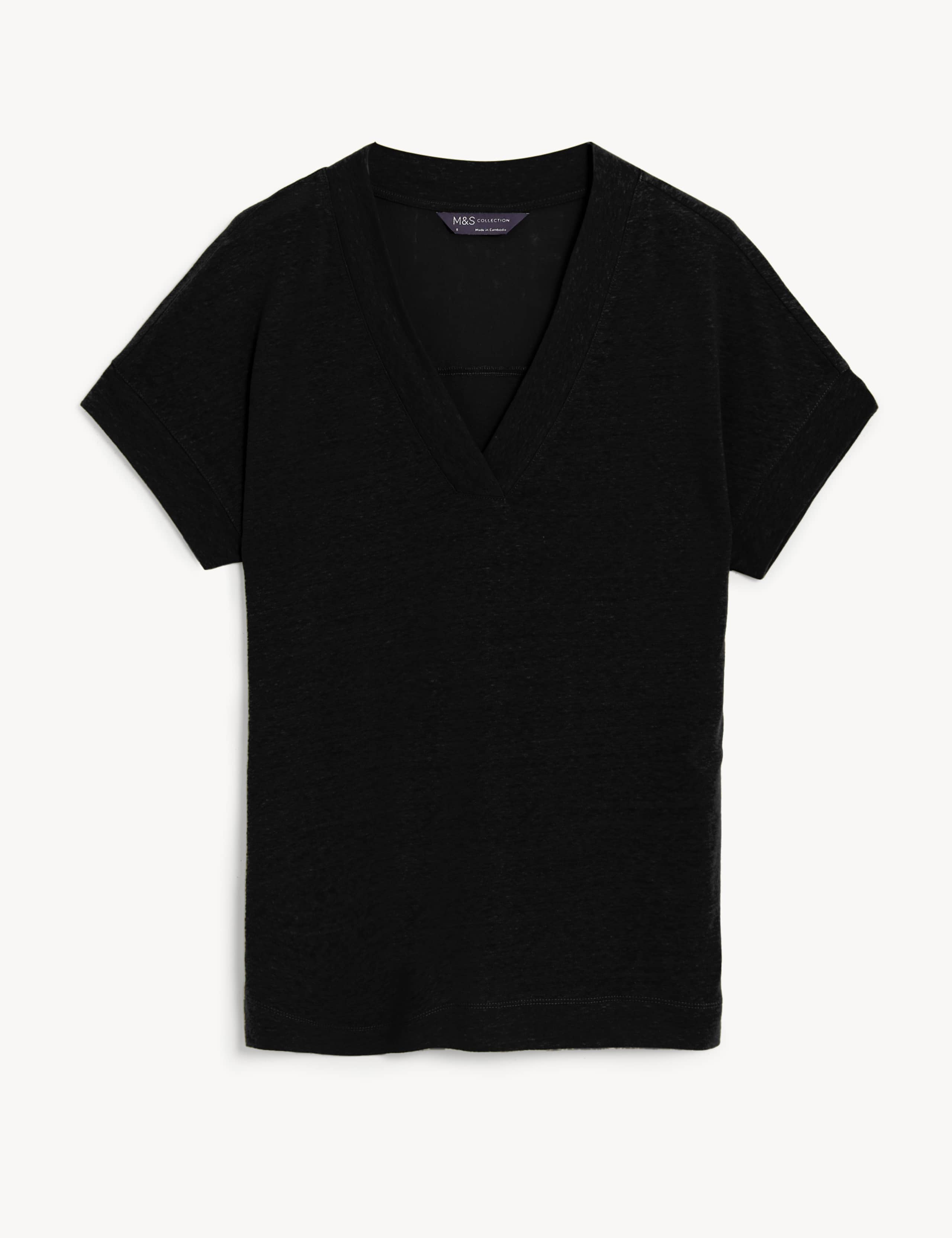 Linen Rich Regular Fit T-Shirt 2 of 5