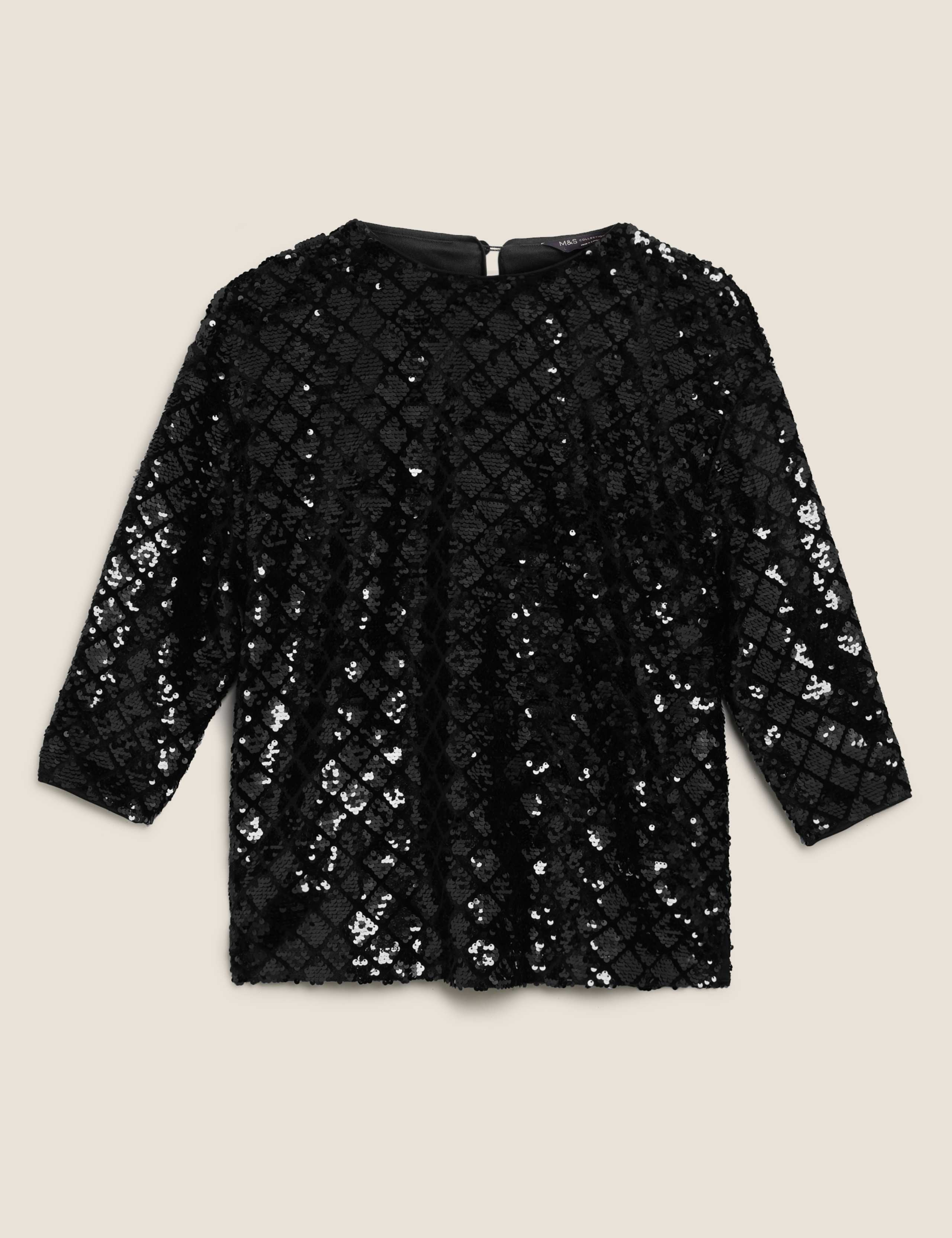 Sequin Long Sleeve Top 2 of 5