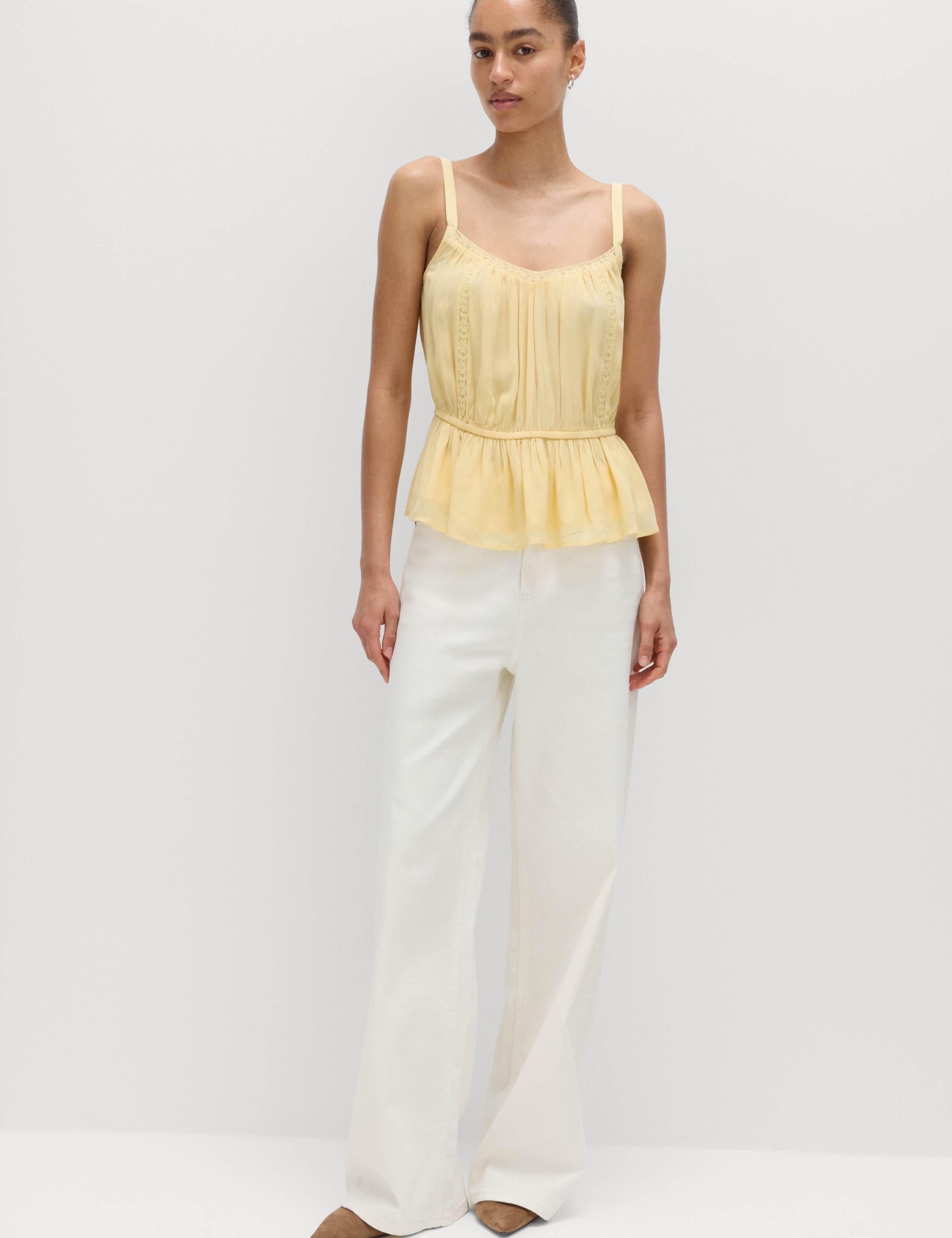 Lace Insert Cami Top 3 of 4