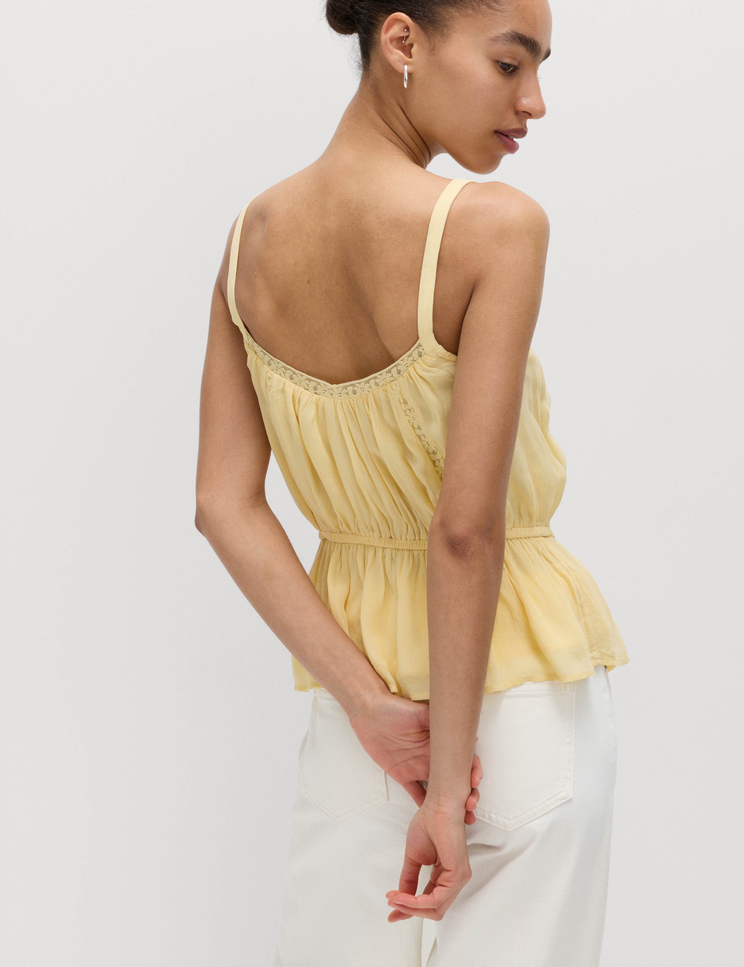 Lace Insert Cami Top 4 of 4