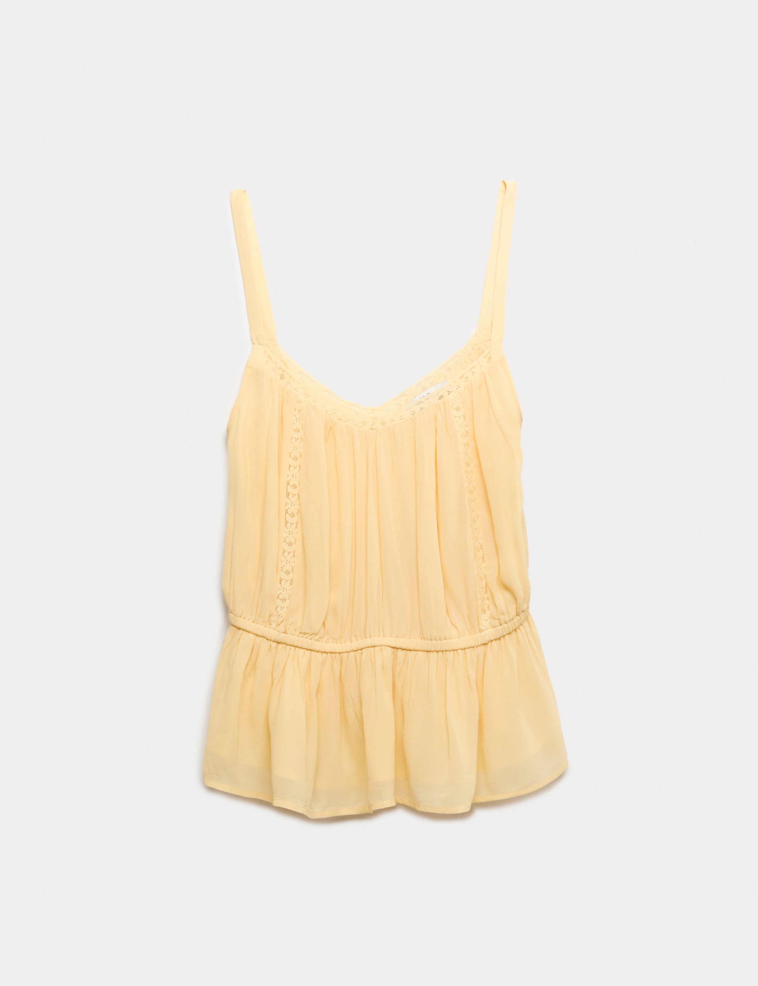 Lace Insert Cami Top 1 of 1