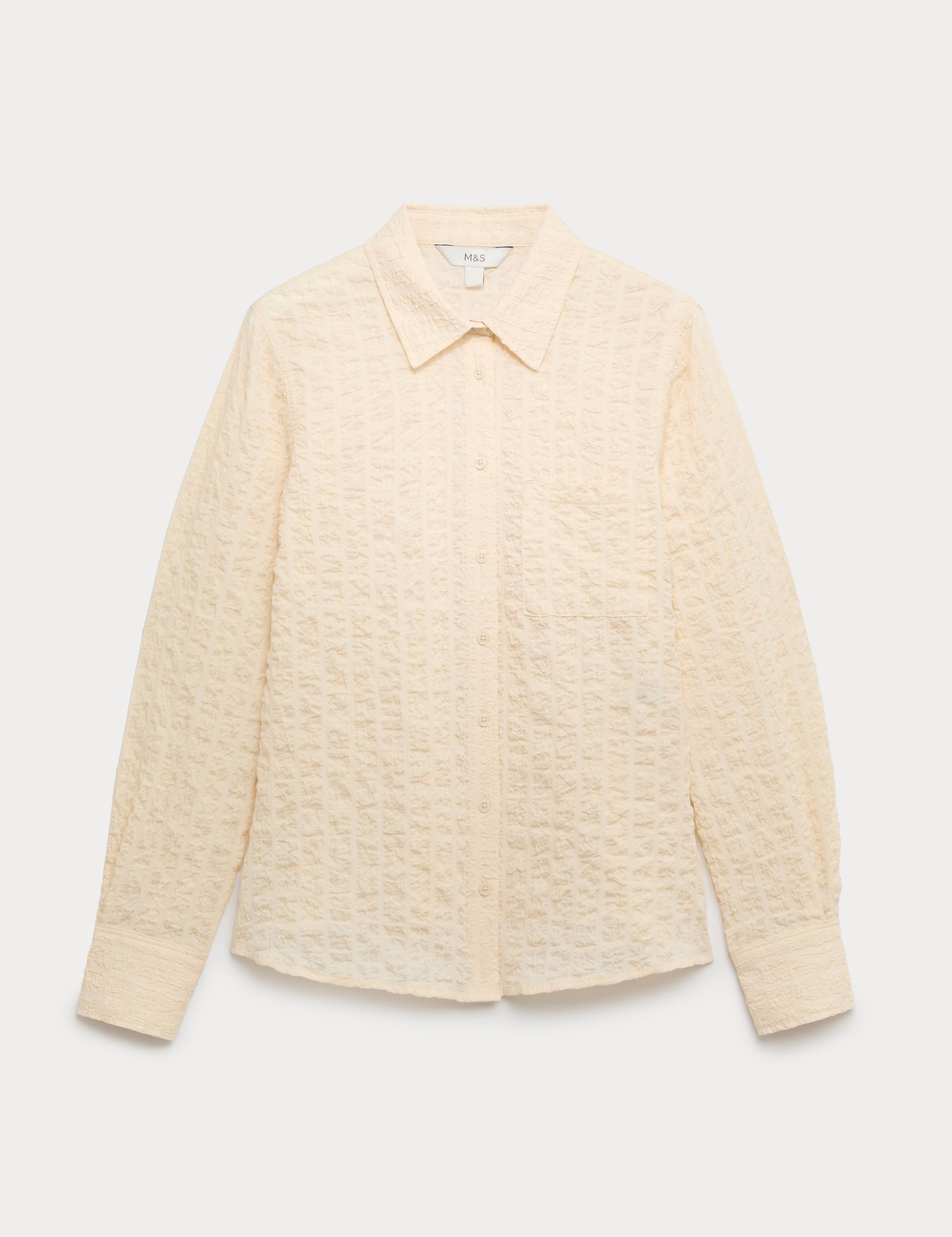 Cotton Rich Textured Shirt 2 of 6