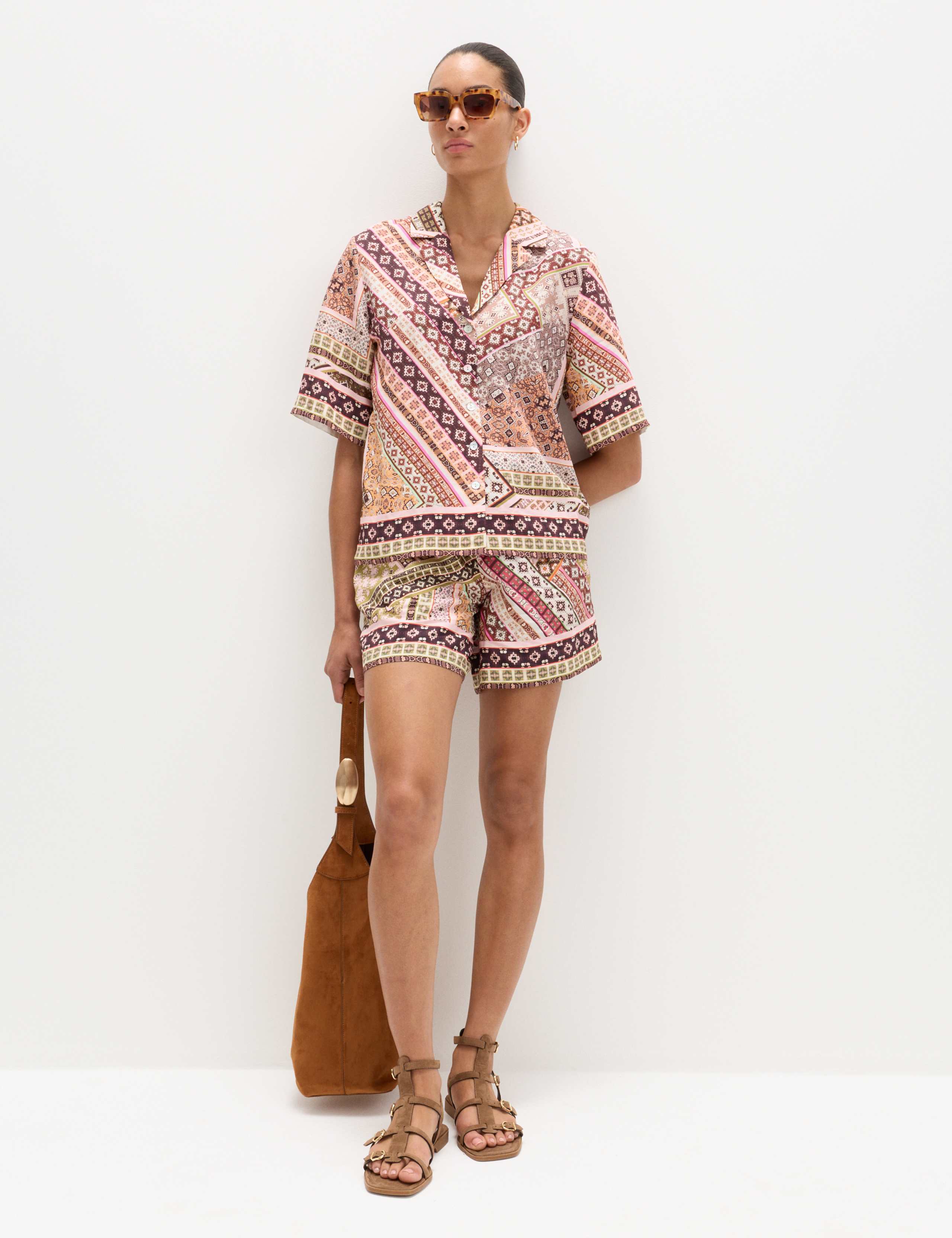 Geometric Printed Button Through Shirt 3 of 7