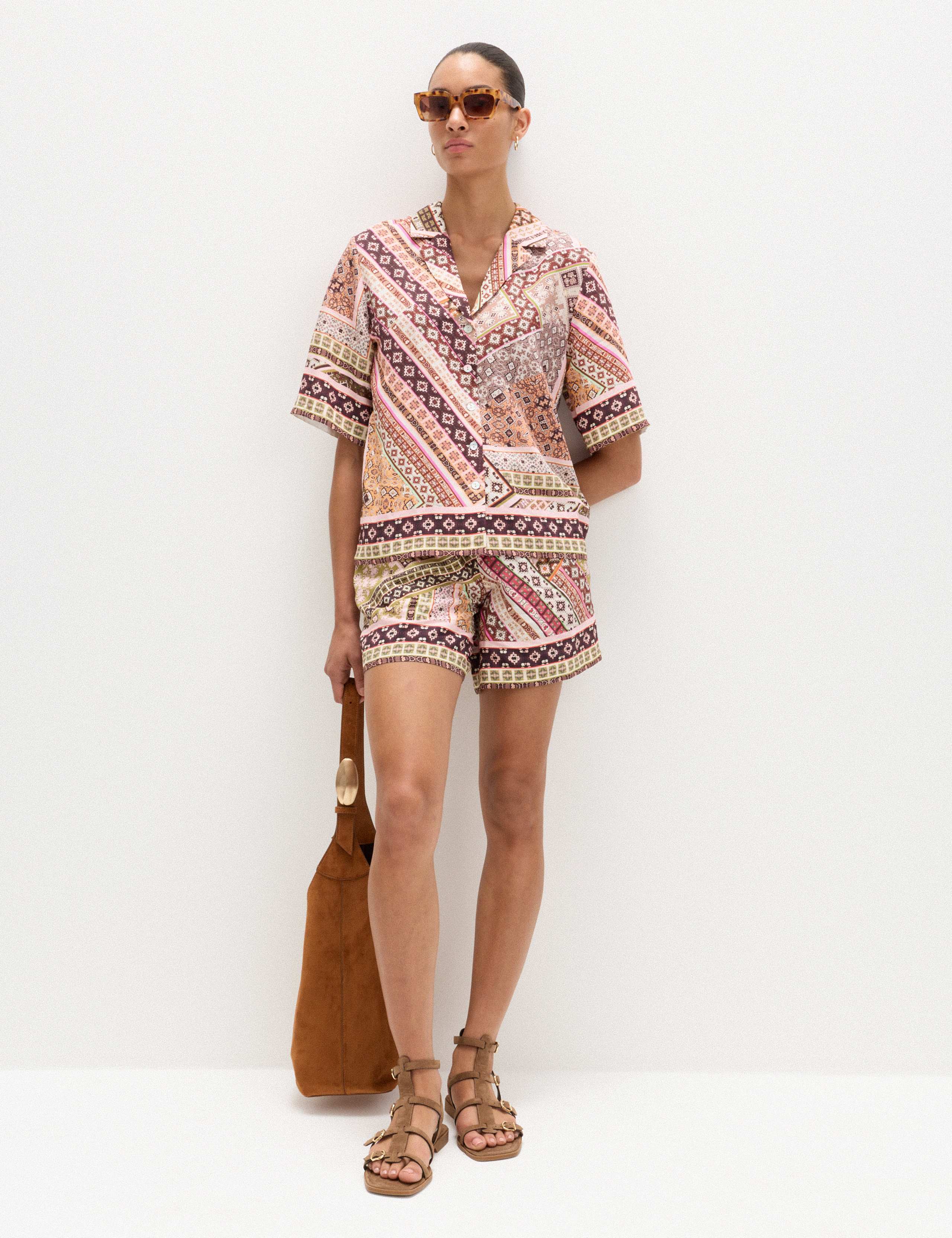 Geometric Printed Button Through Shirt 1 of 1
