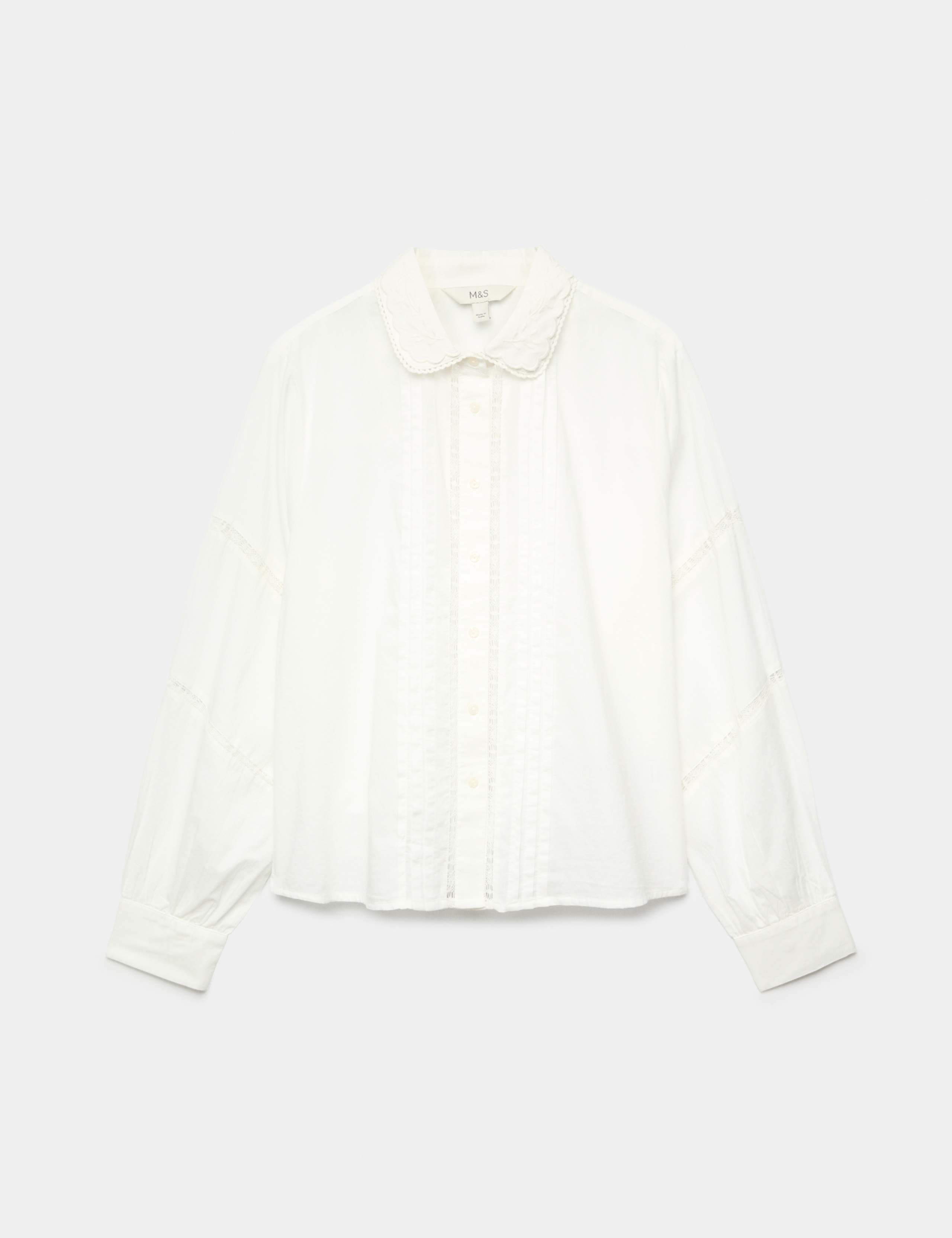 Pure Cotton Embroidered Collar Shirt 2 of 6