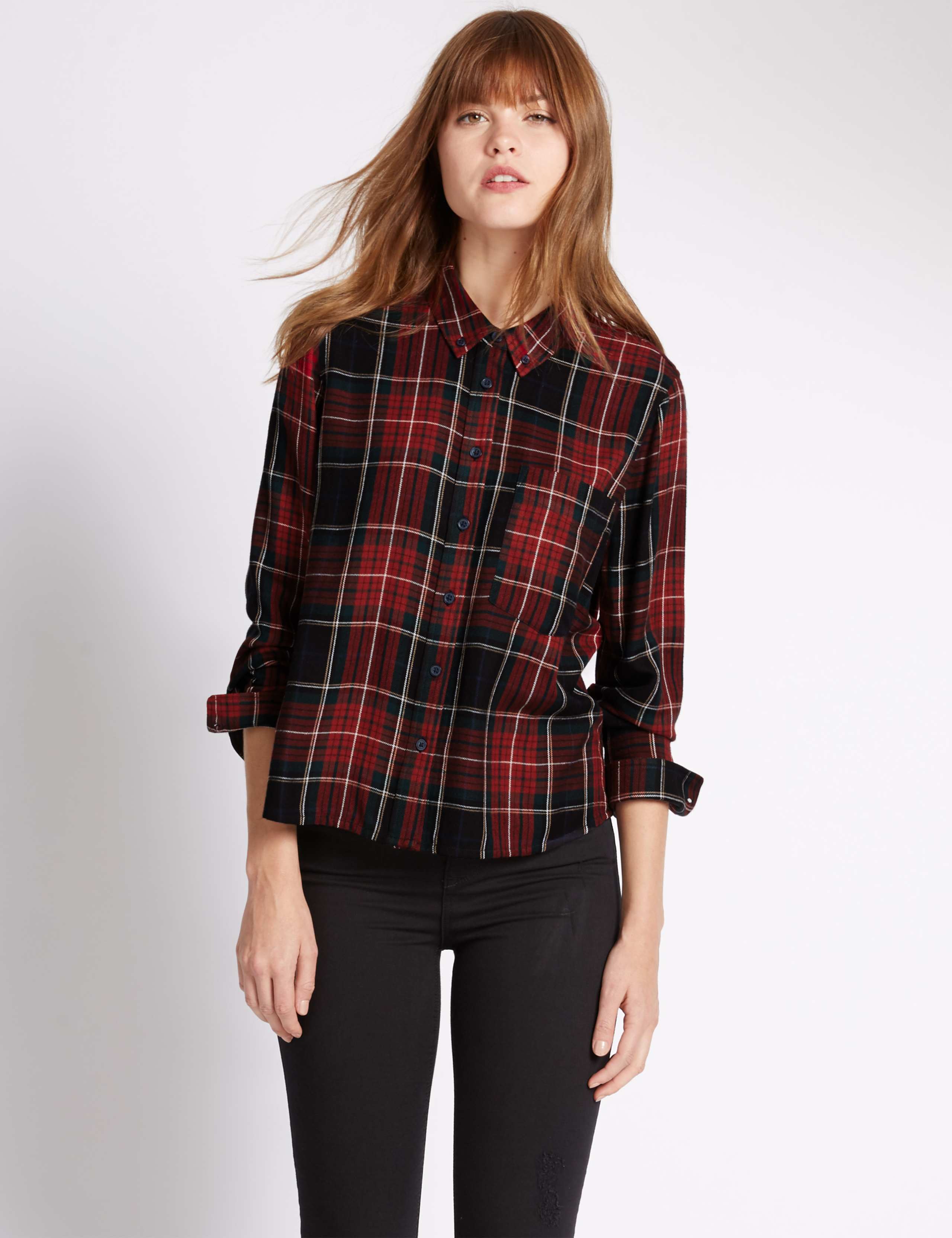 Boxy Checked Shirt 1 of 4