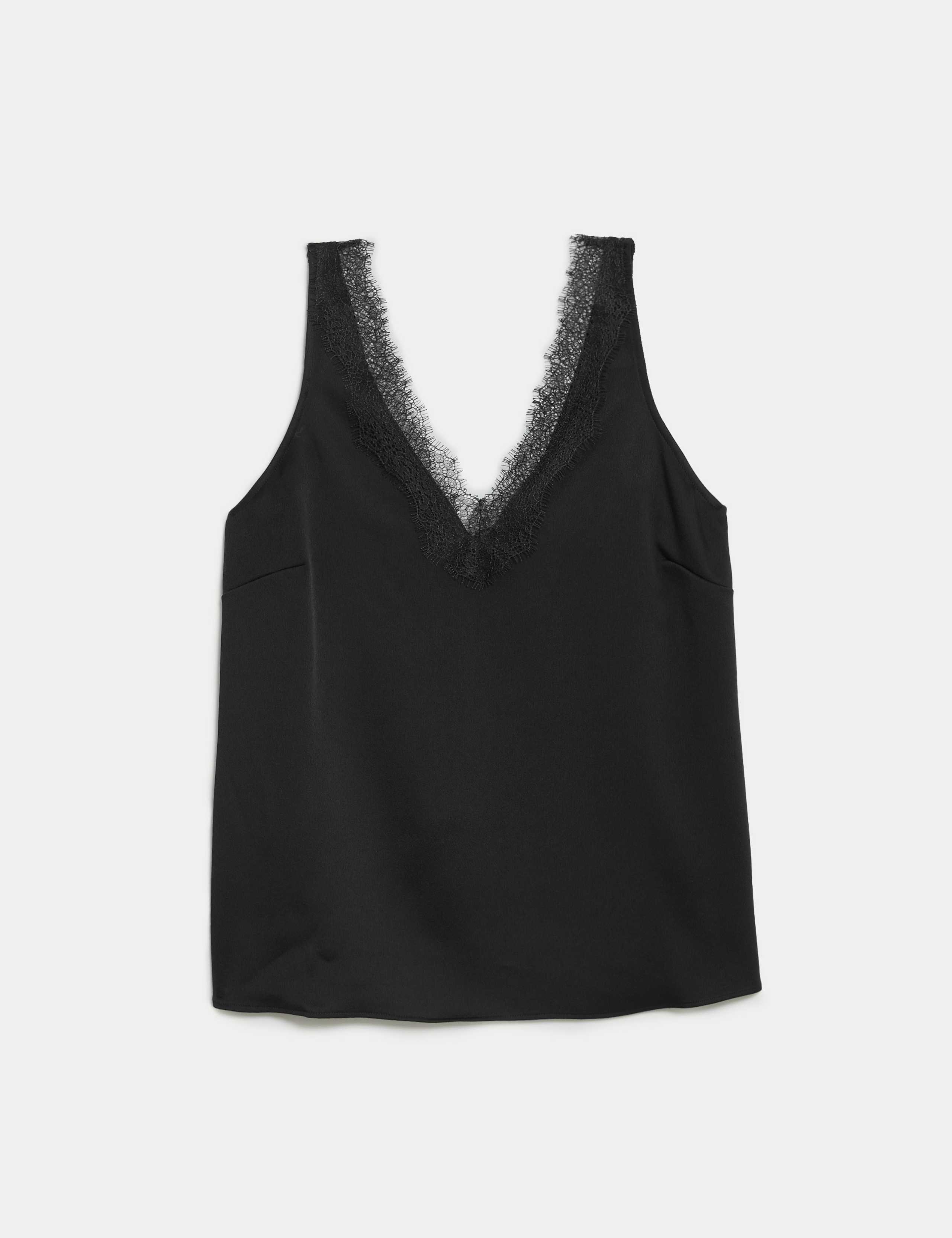 V-Neck Lace Detail Cami Top 2 of 5