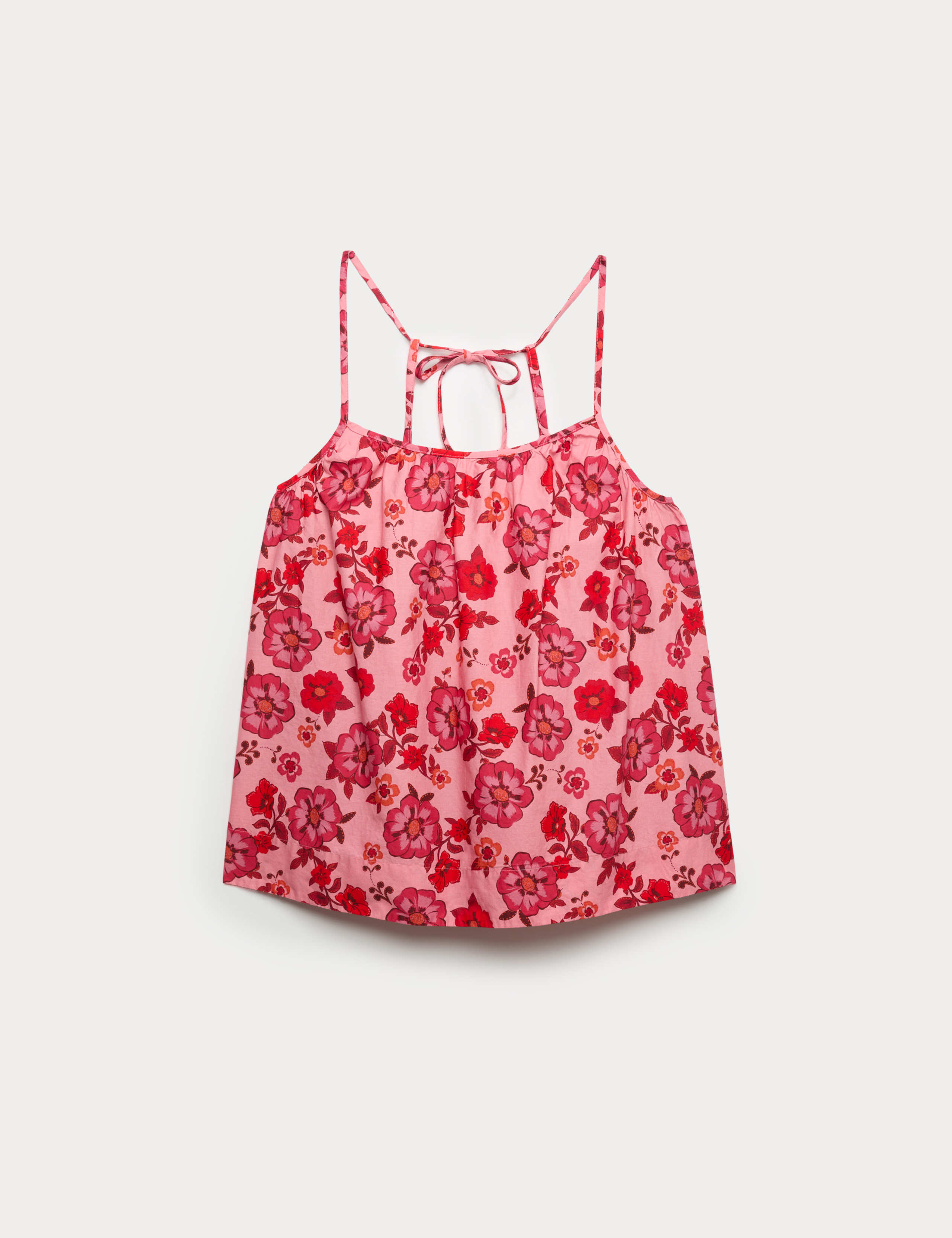 Pure Cotton Floral Tie Back Cami Top 2 of 6