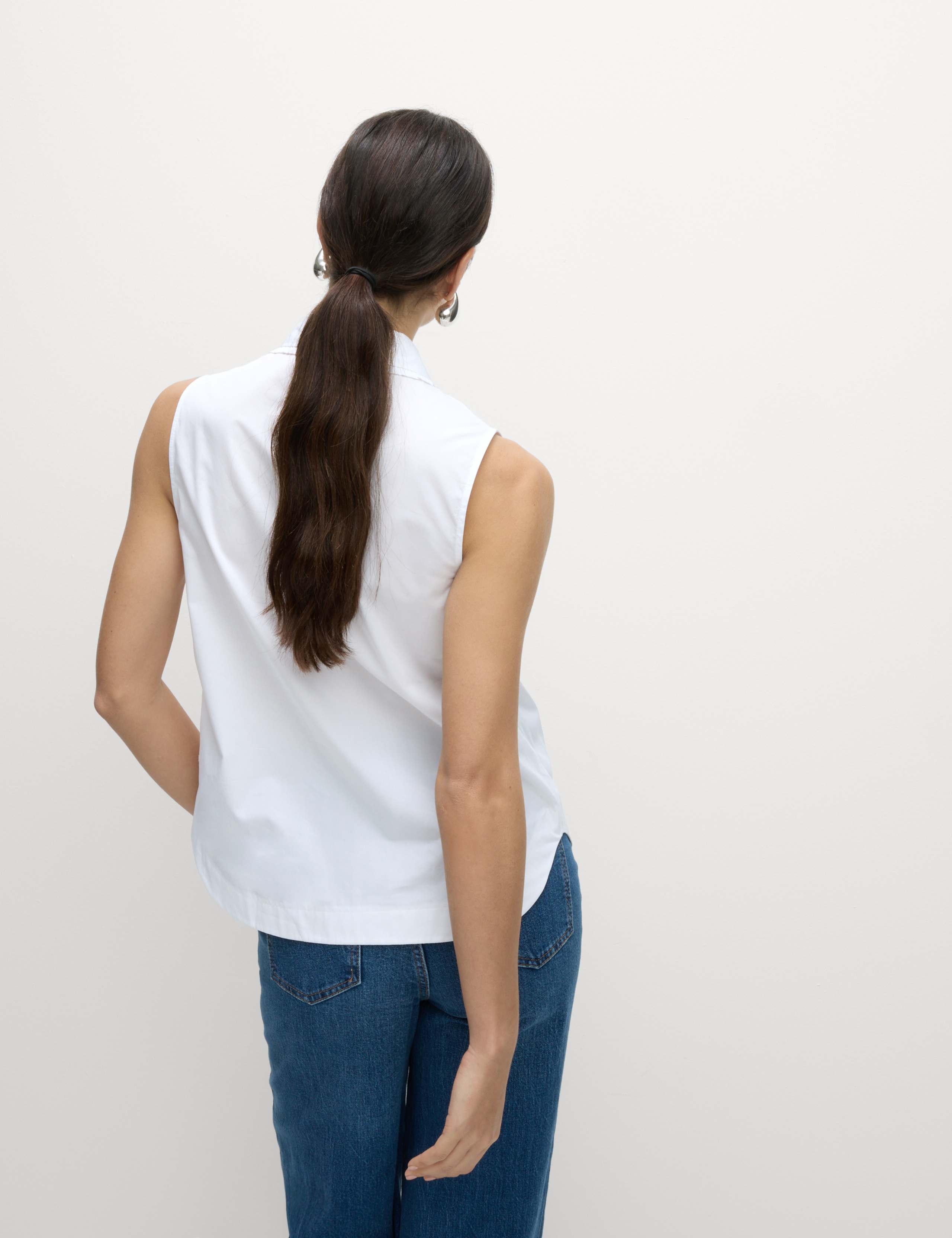 Pure Cotton Frill Detail Collared Shirt 6 of 6