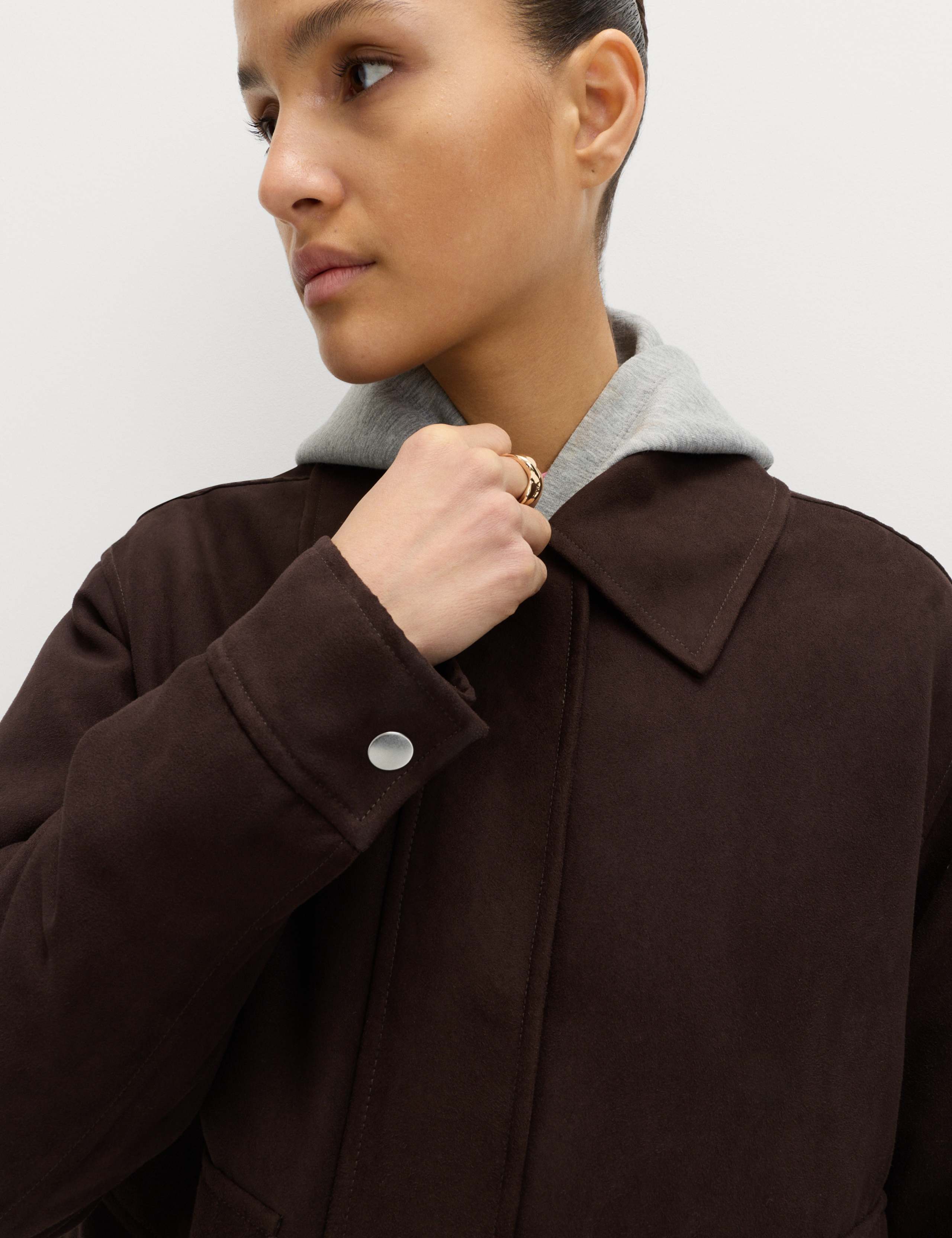 Suedette Trucker Jacket 5 of 6