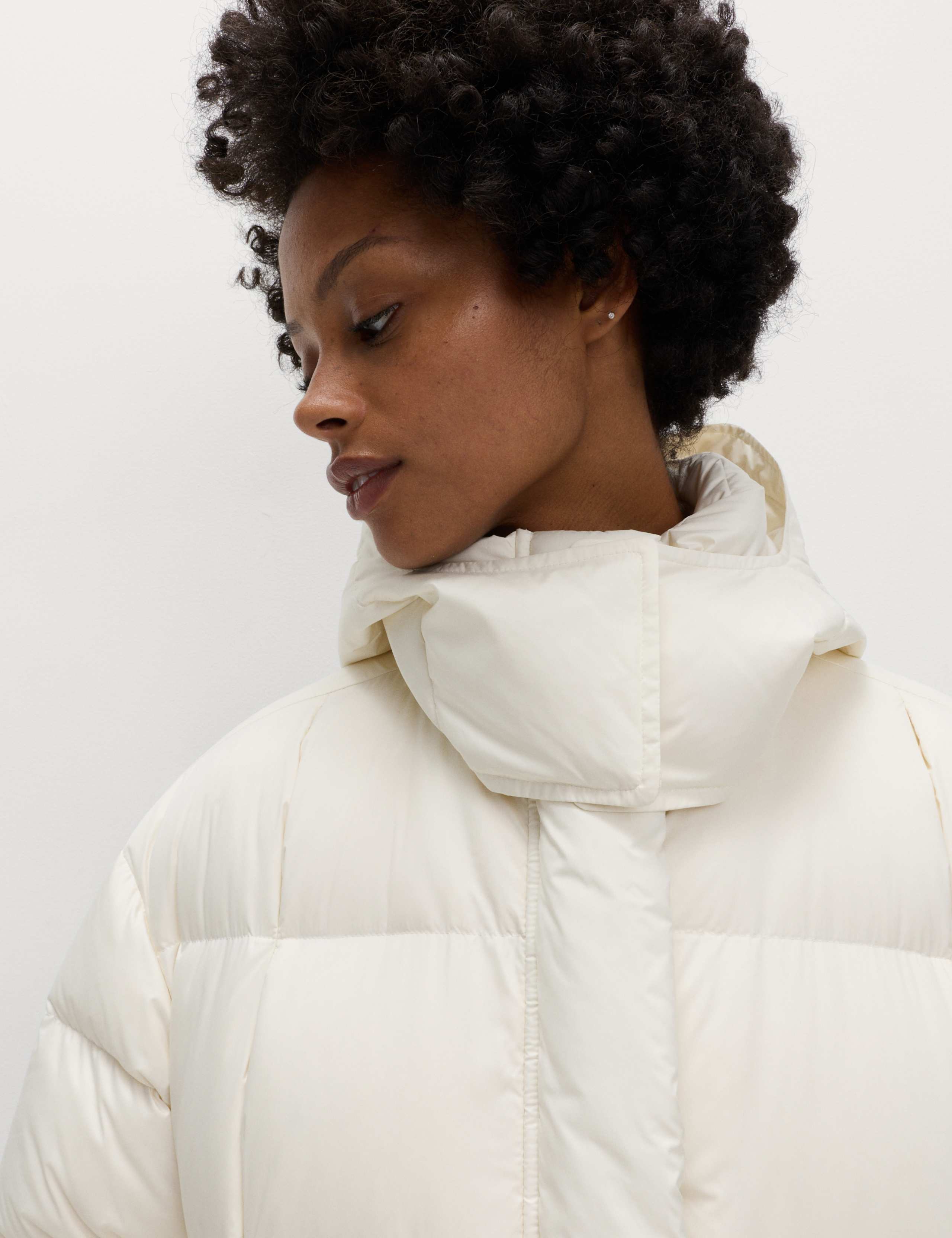 Feather & Down Blouson Hooded Puffer Jacket 6 of 7