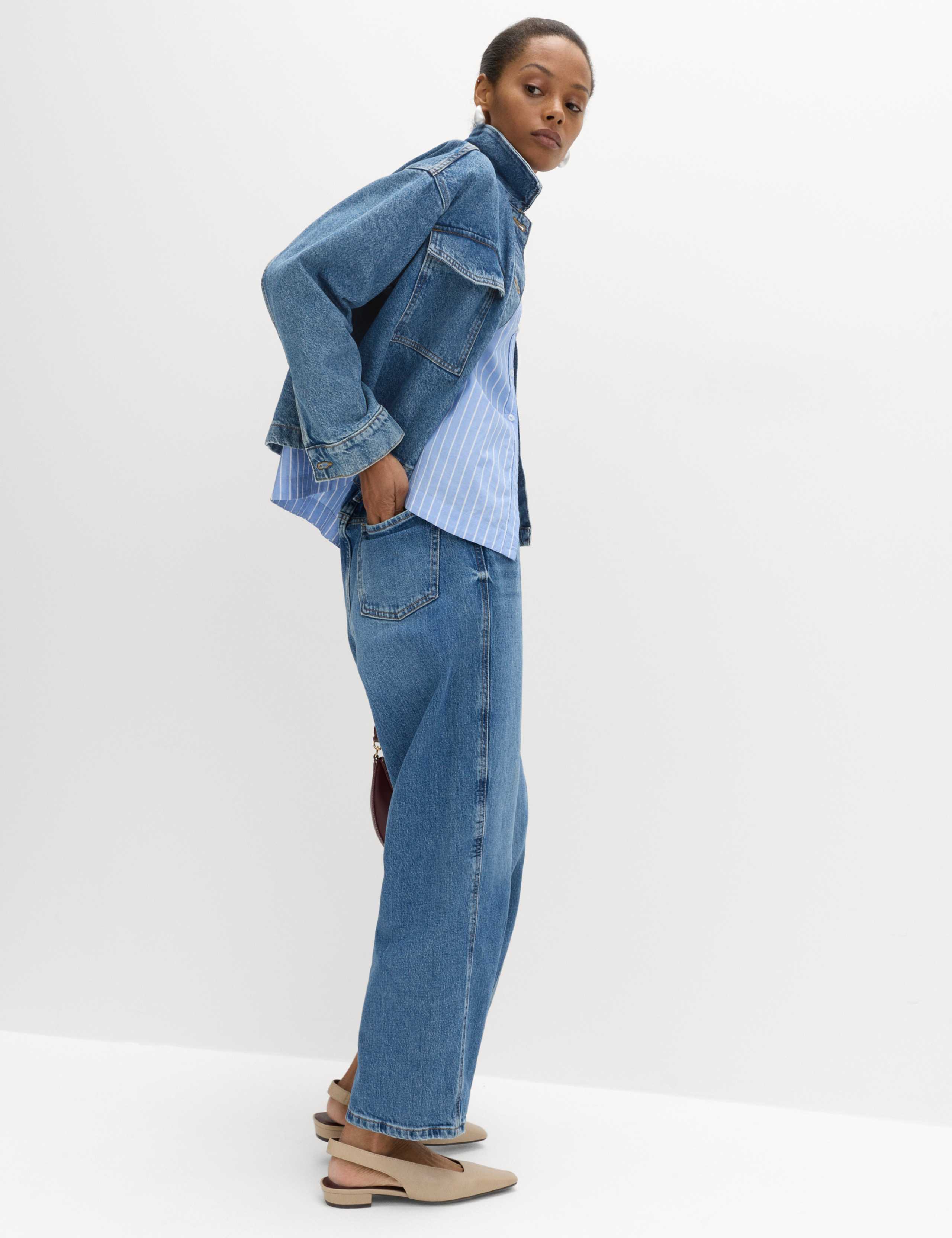 Denim Shacket 3 of 7