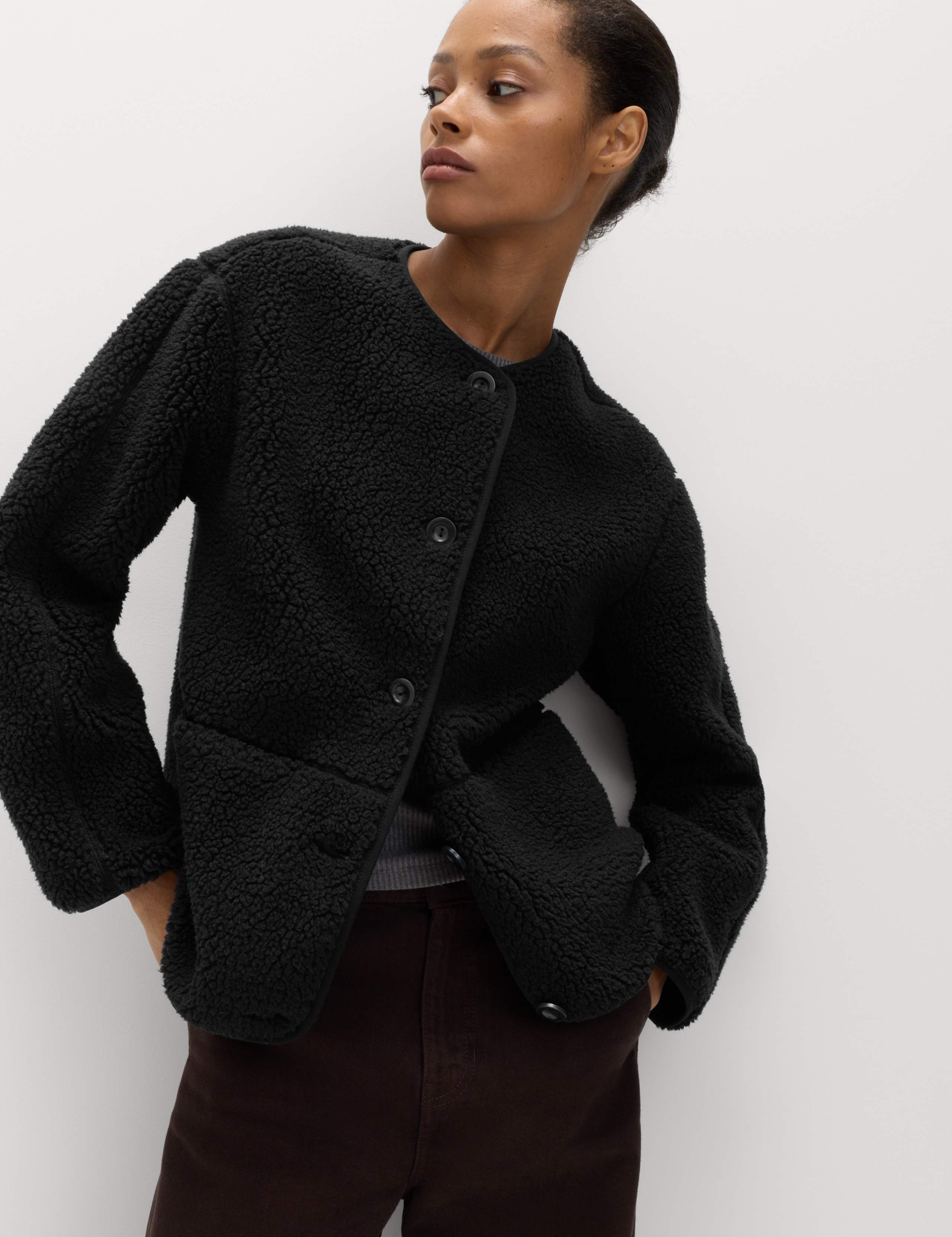 Borg Fleece Jacket 1 of 6