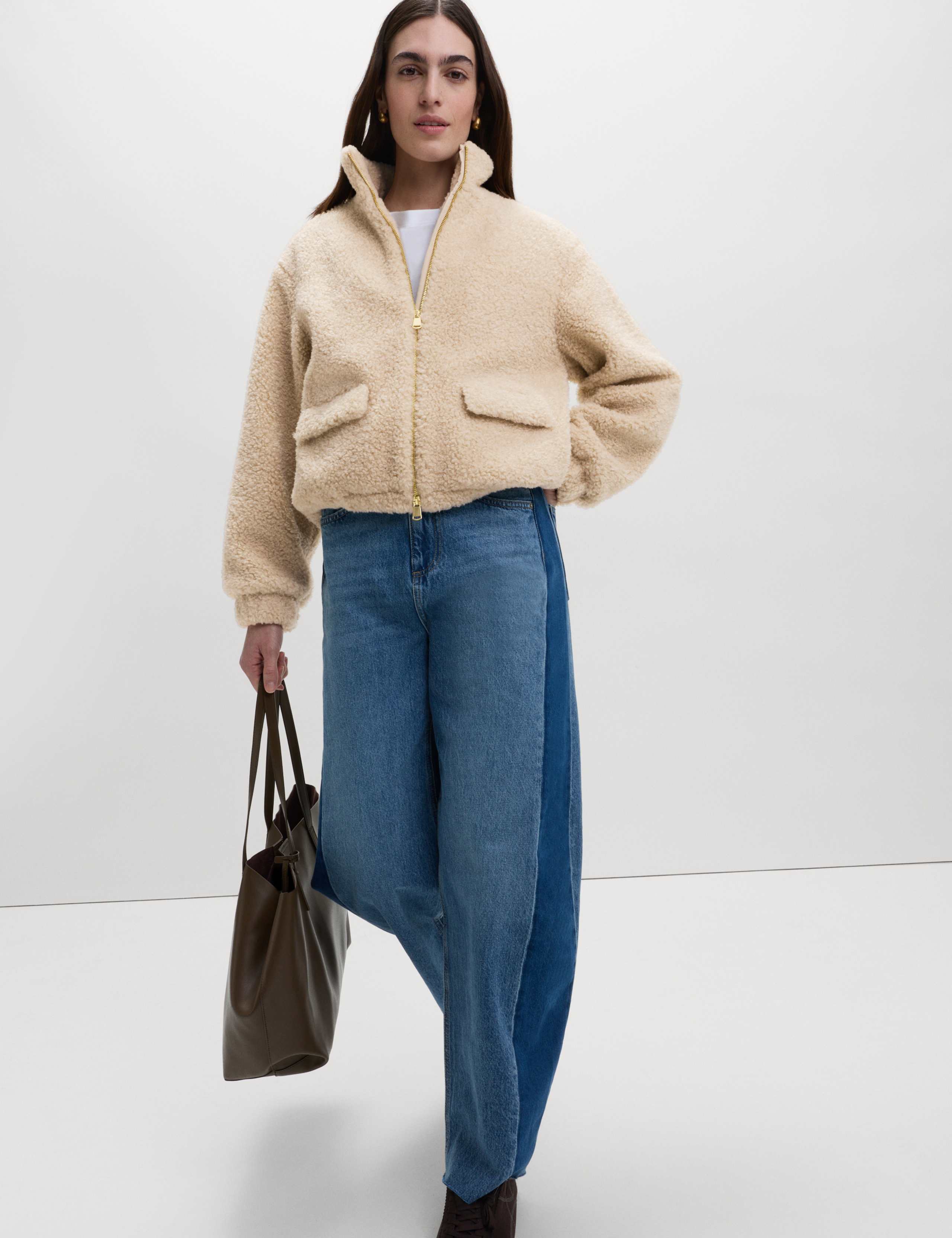 Borg Bomber Jacket 1 of 5