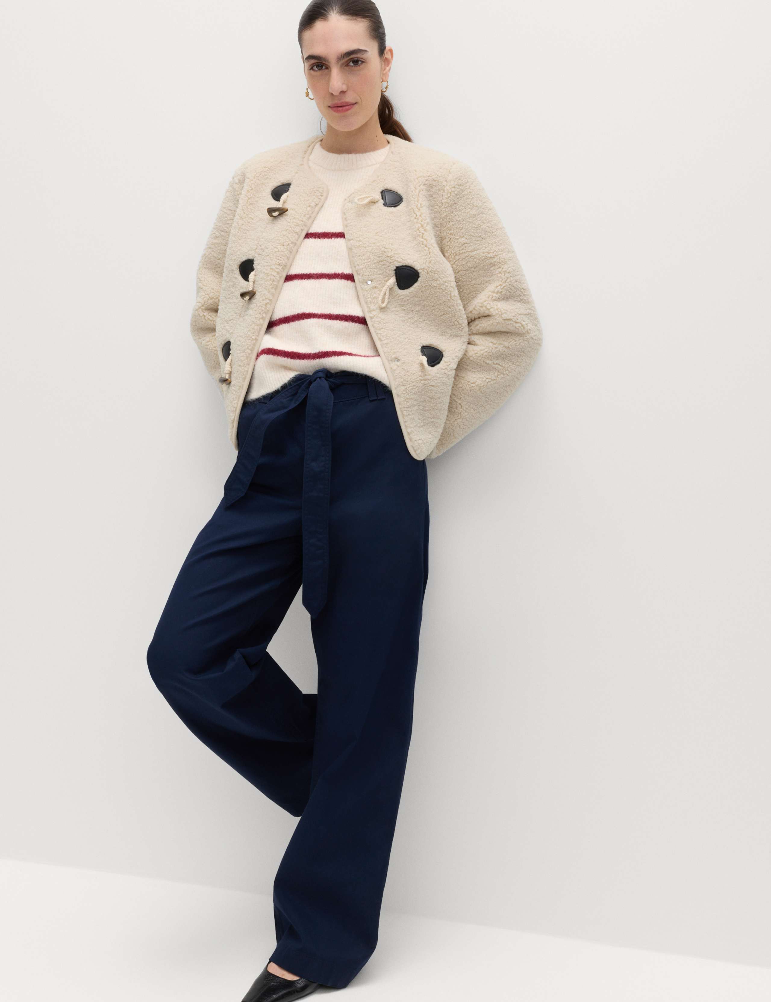 Faux Shearling Toggle Fastening Jacket 3 of 5