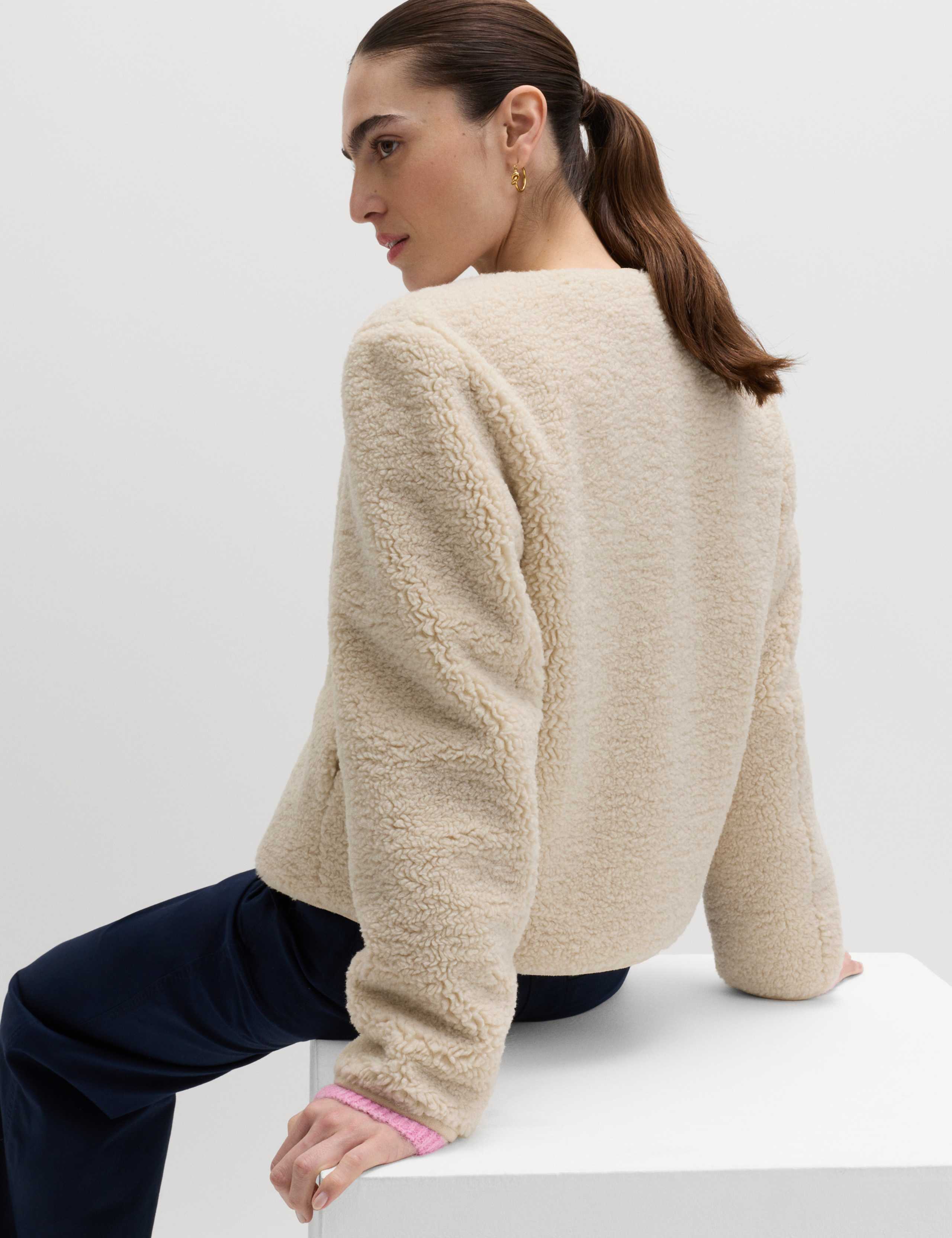 Faux Shearling Toggle Fastening Jacket 4 of 5