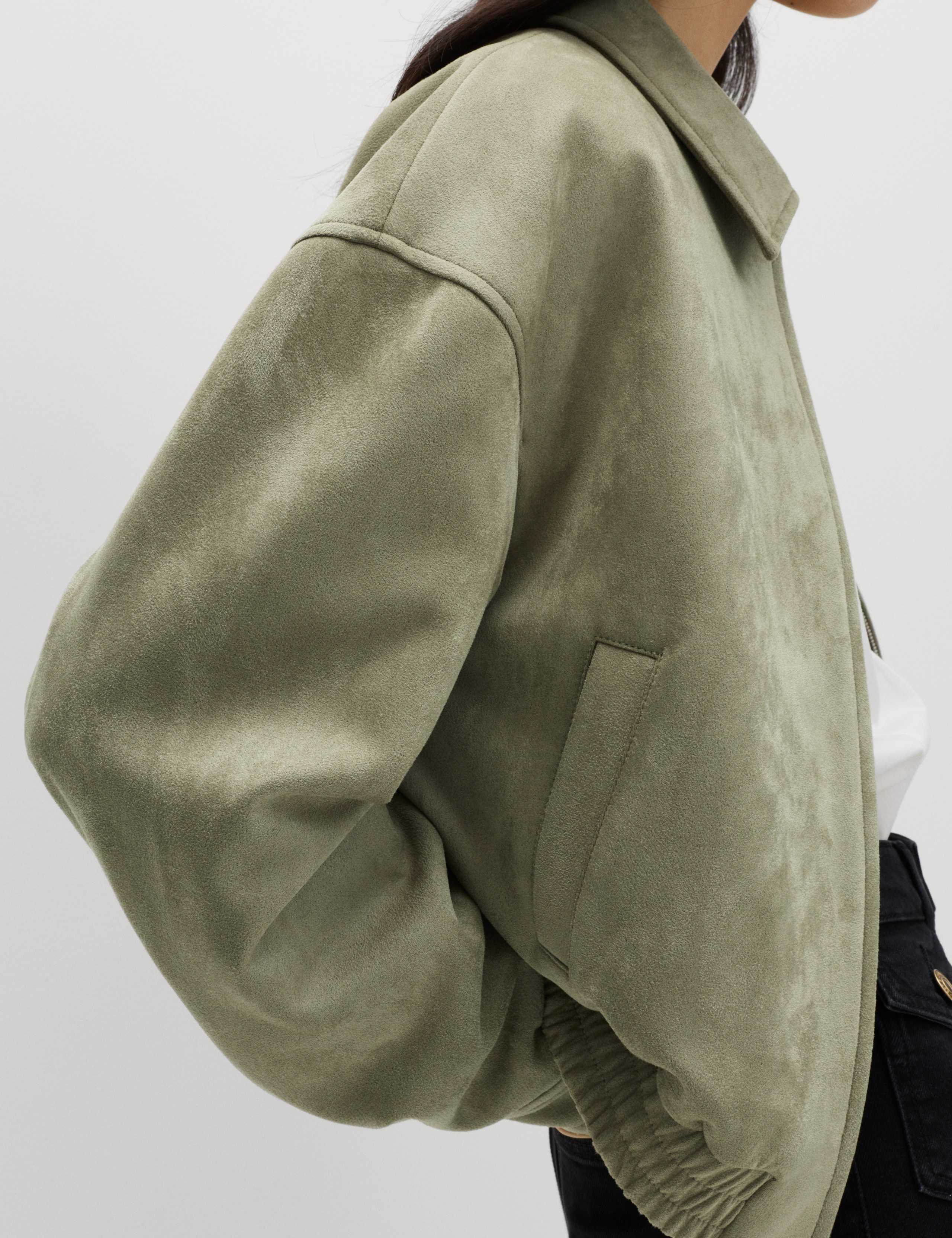 Suedette Harrington Jacket 3 of 7