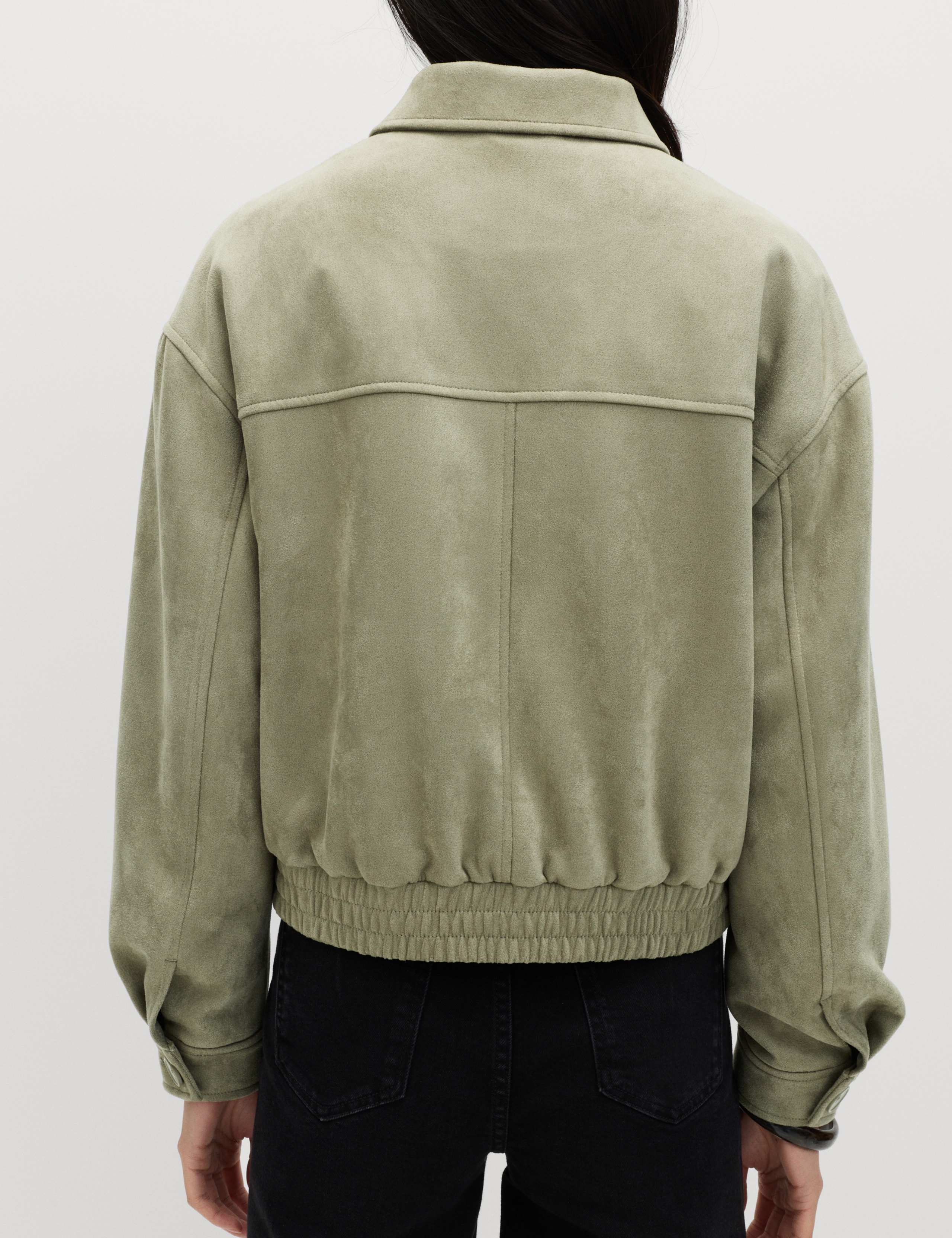 Suedette Harrington Jacket 5 of 7