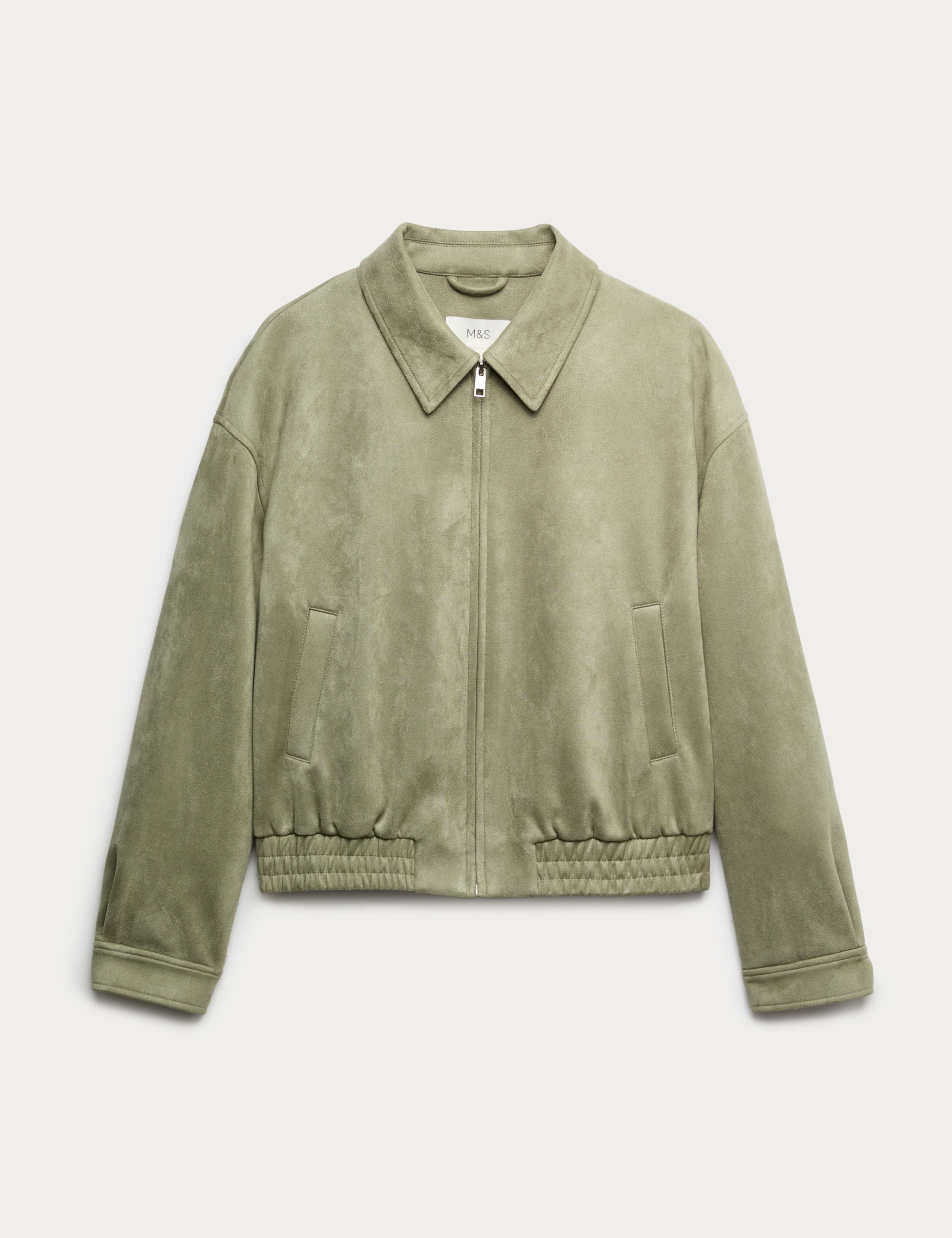 Suedette Harrington Jacket 2 of 7