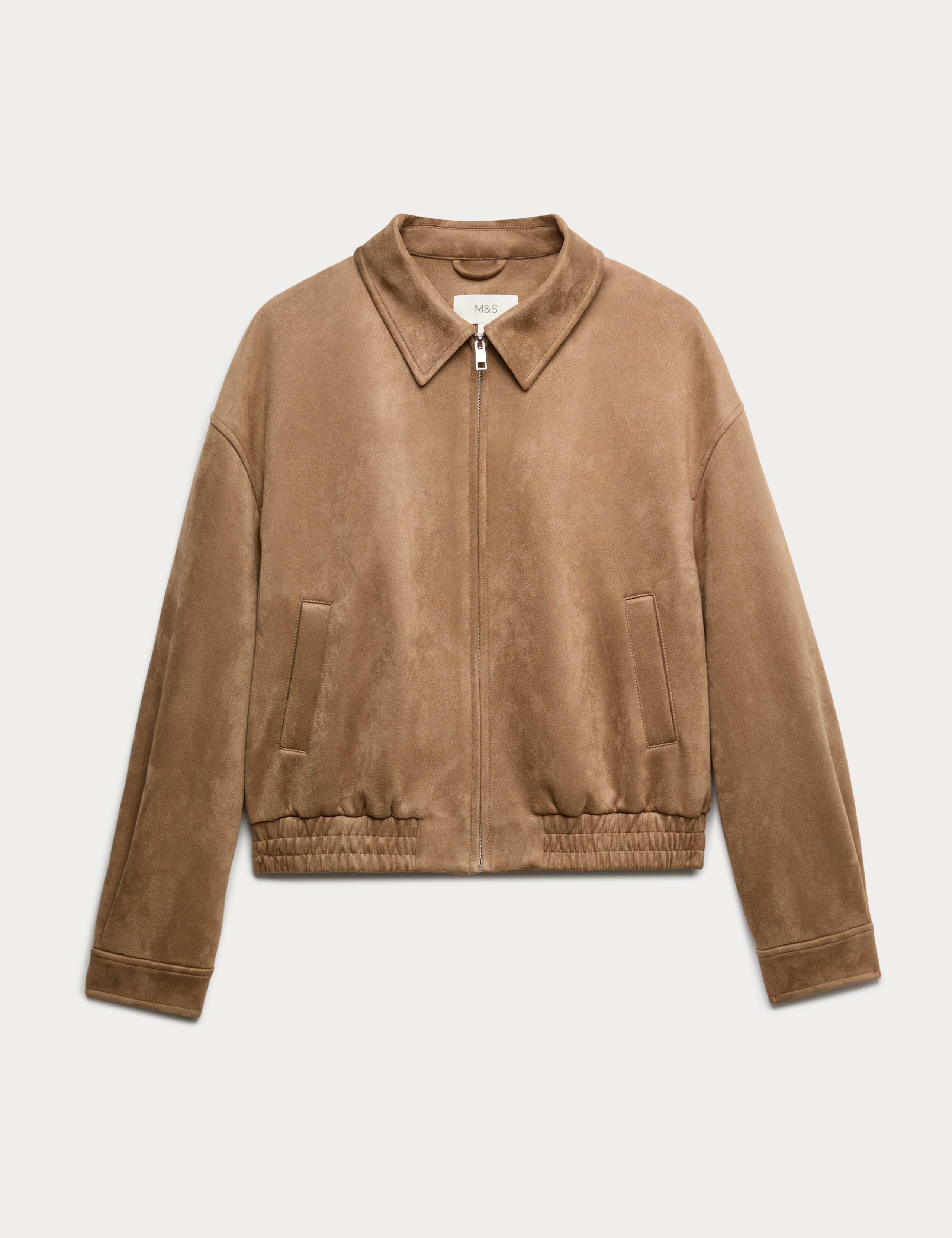 Suedette Harrington Jacket 2 of 6