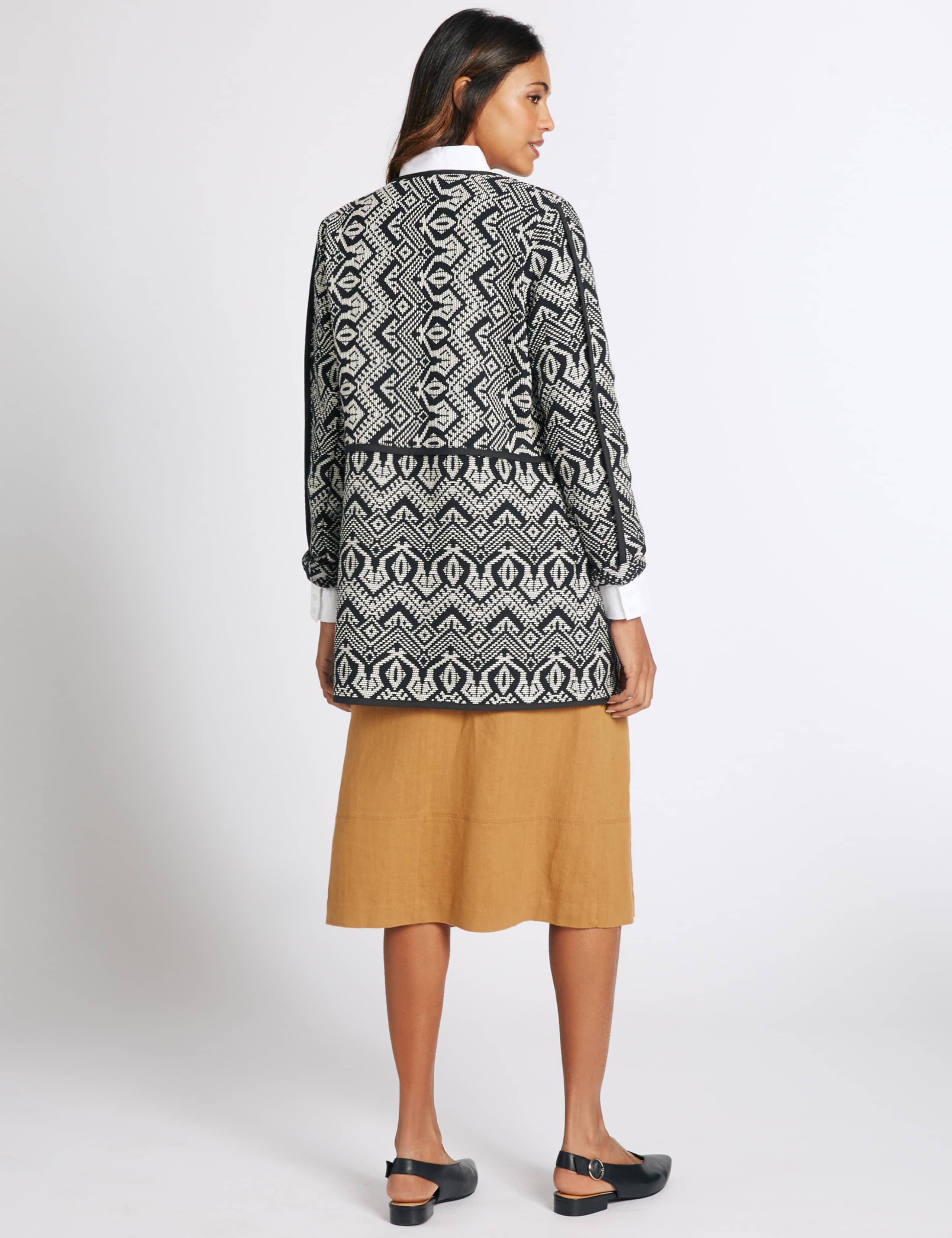 Cotton Rich Edge To Edge Coat 3 of 4