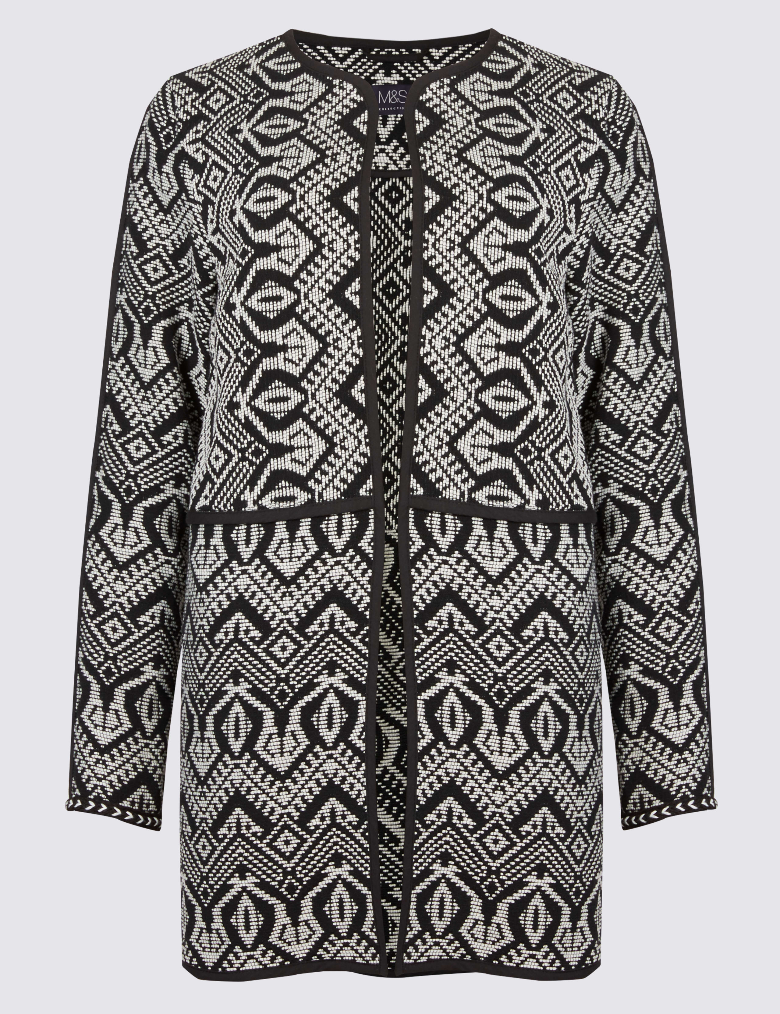 Cotton Rich Edge To Edge Coat 2 of 4