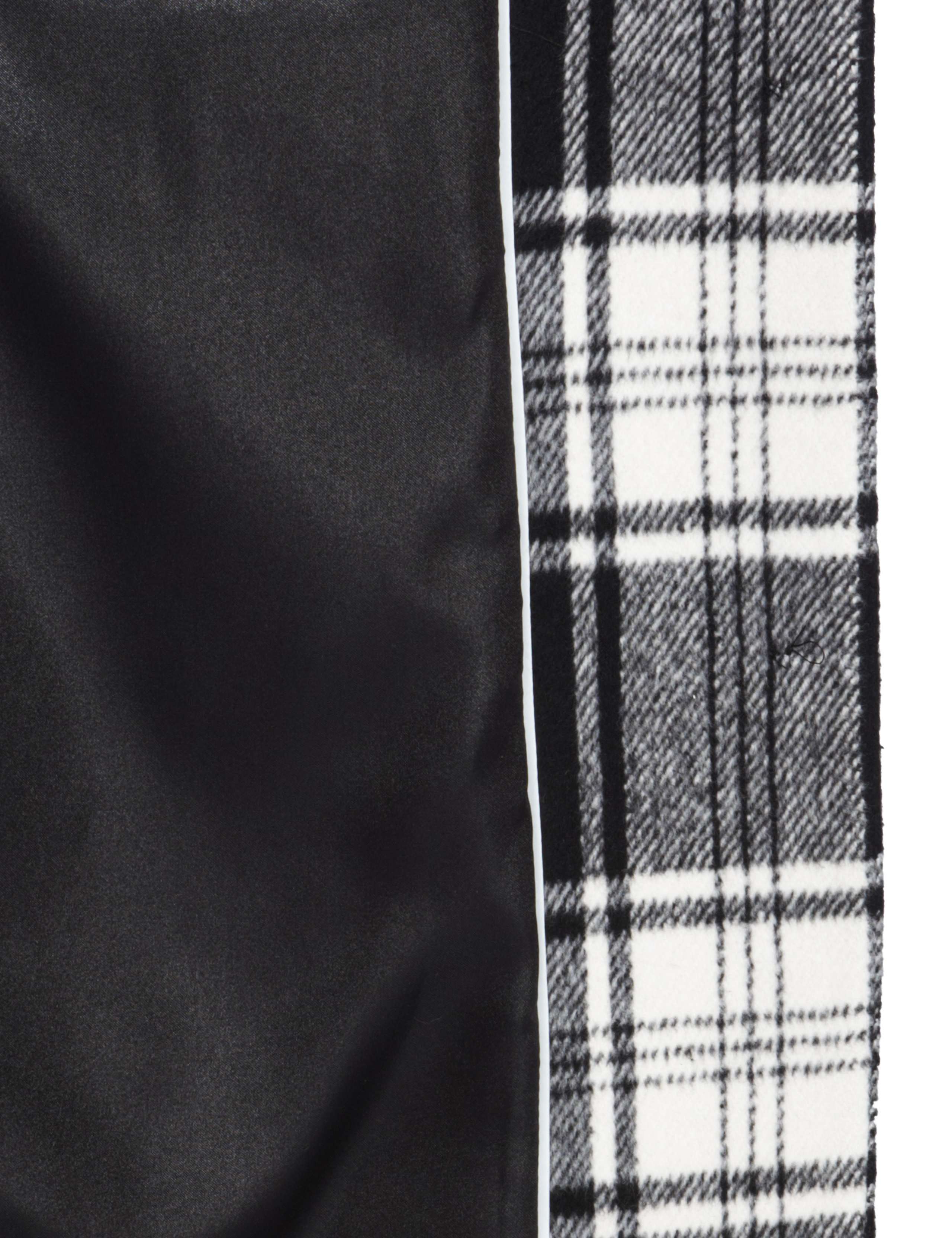 Checked Cocoon Coat with Wool 8 of 8