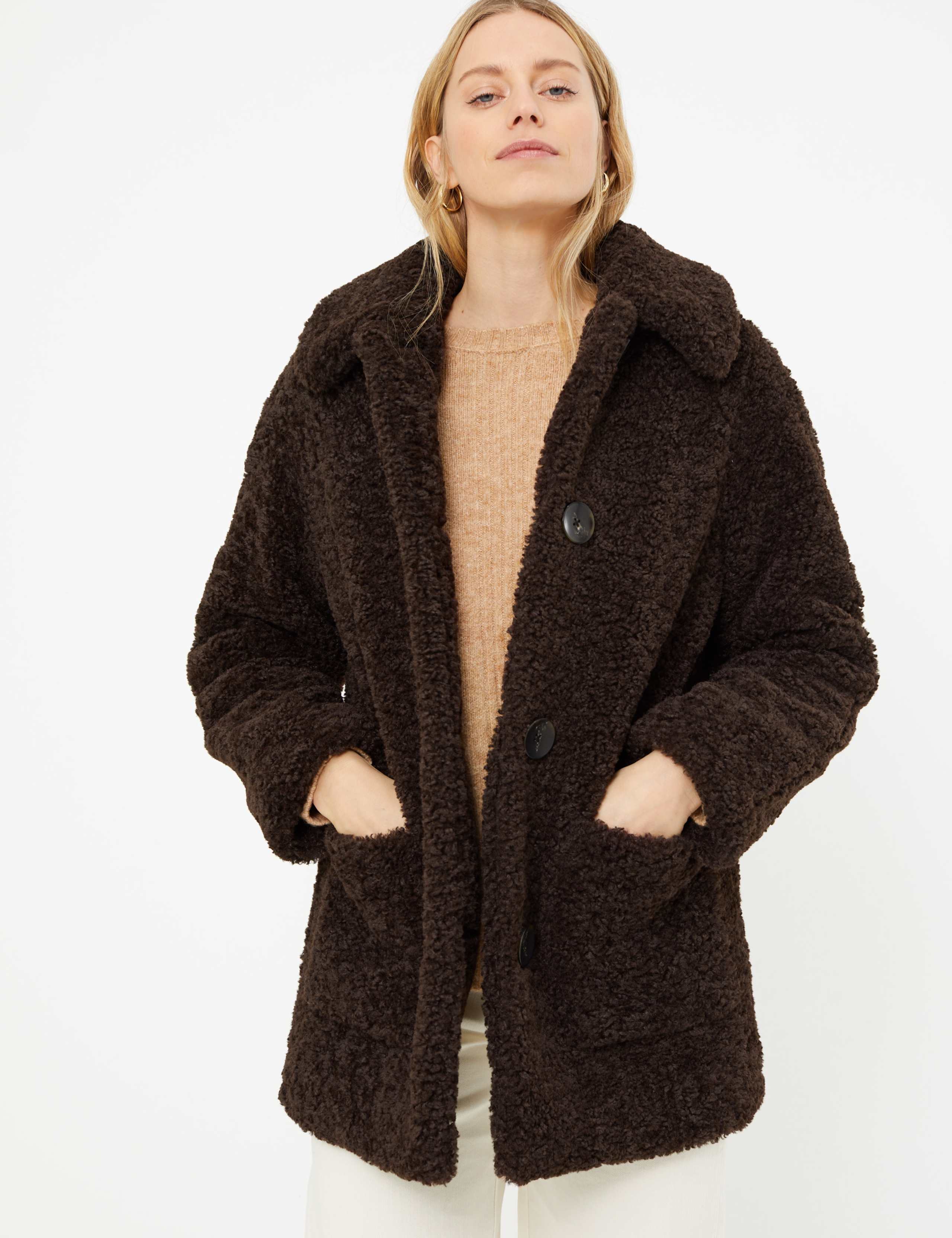 Teddy Faux Fur Coat 1 of 6