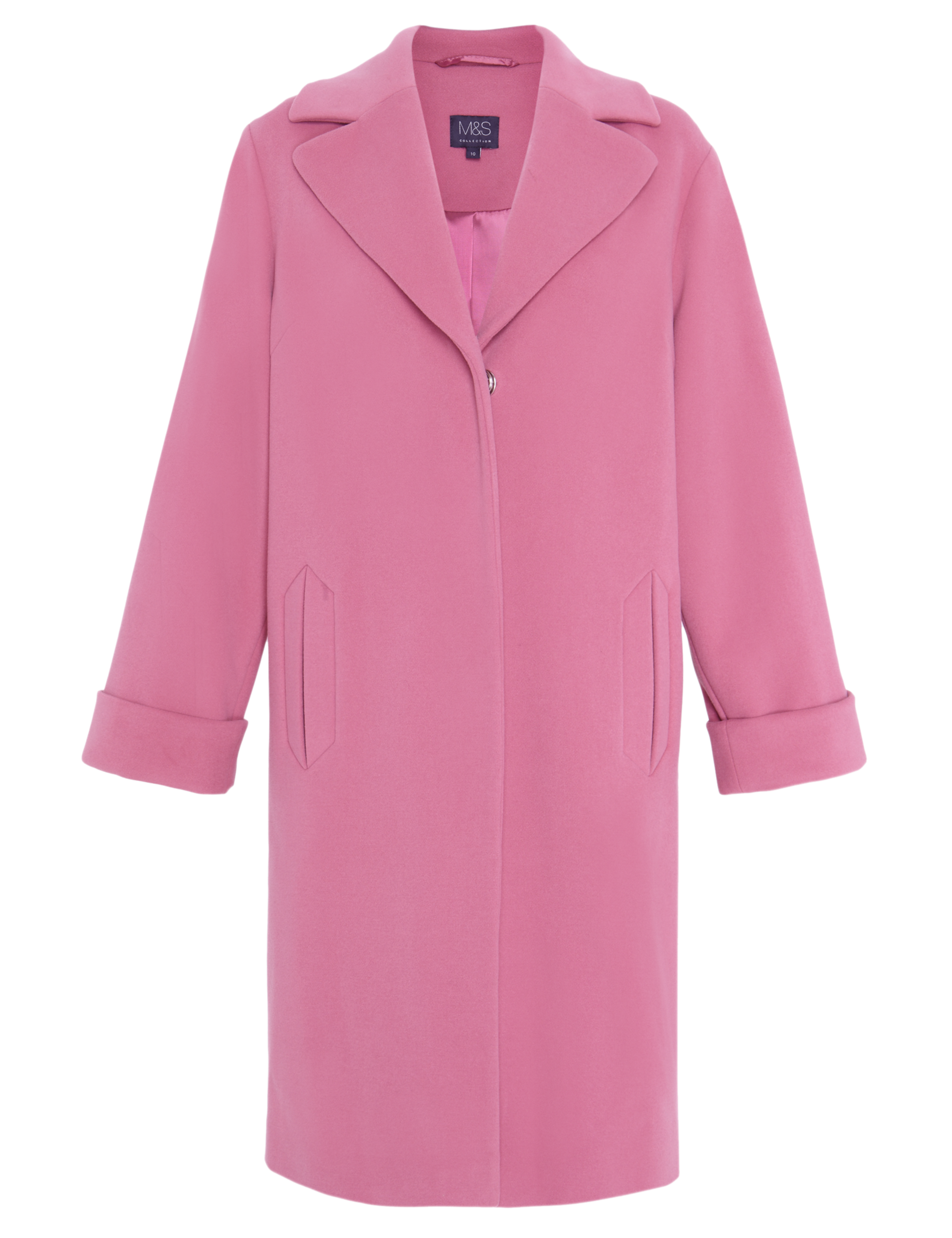 Notch Lapel Oversized Duster Coat 2 of 3
