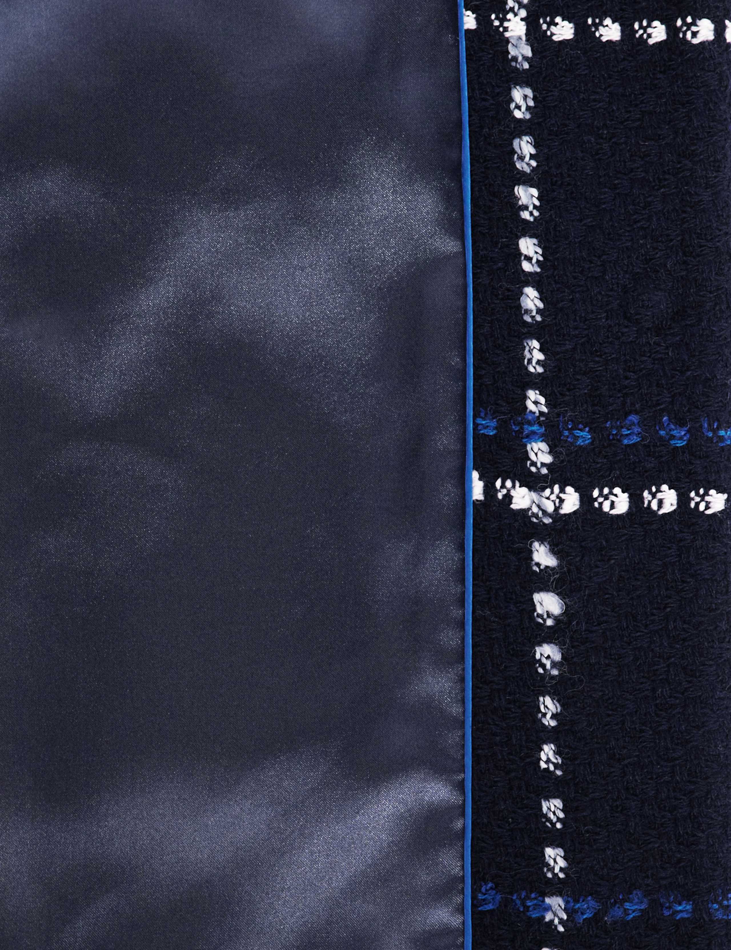 Textured Checked Coat with Wool 8 of 8