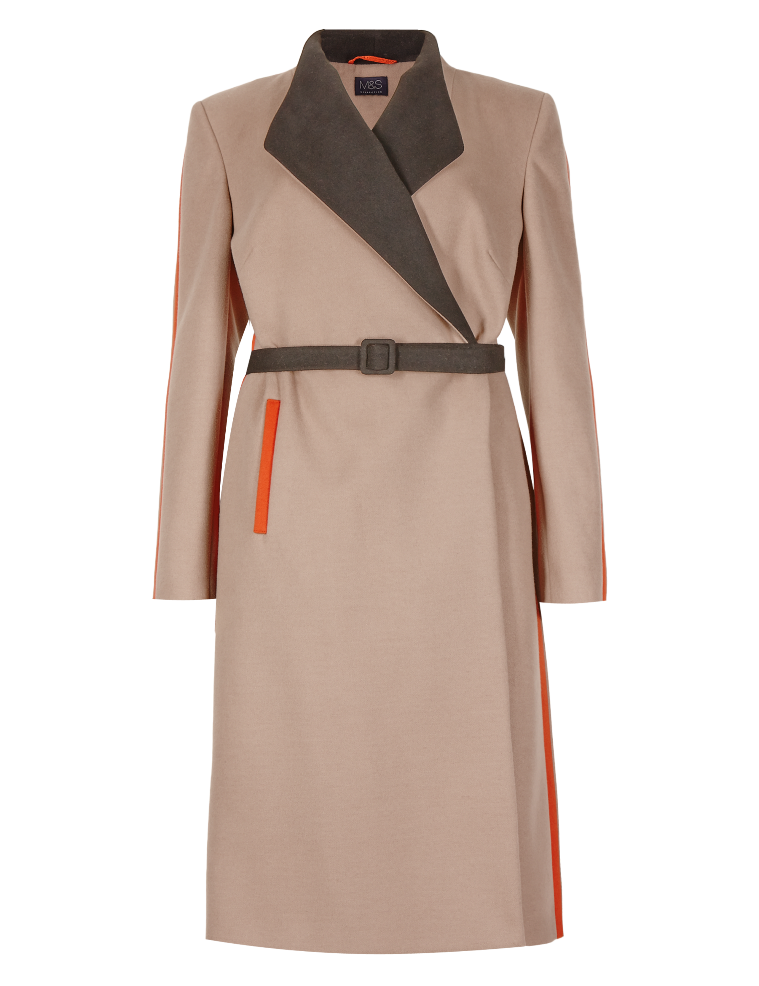 Collared Neck Overcoat 2 of 6