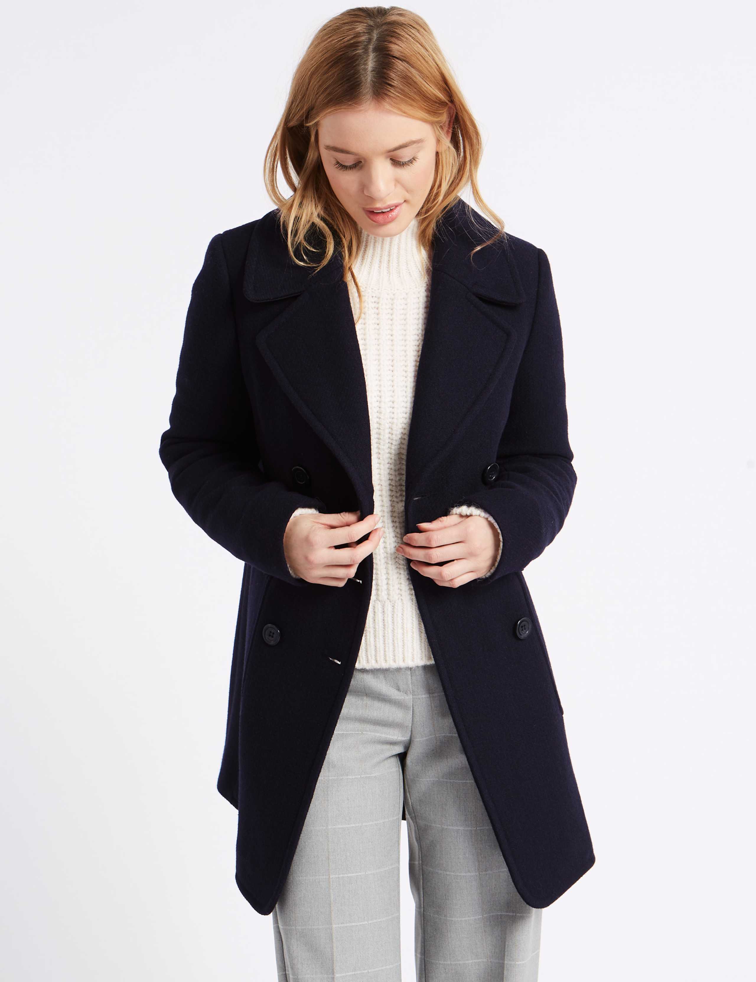 PETITE Wool Blend Coat 1 of 4