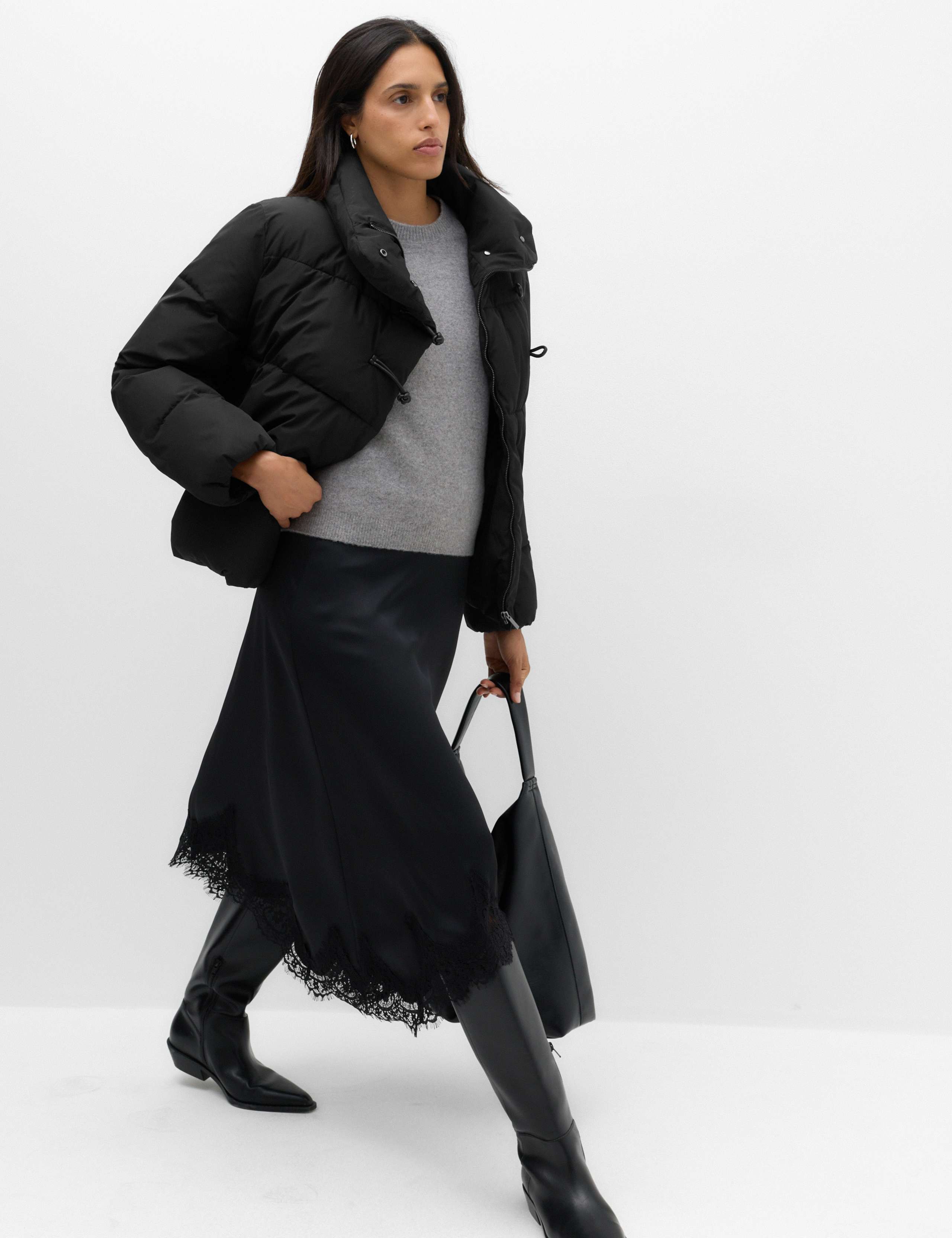 Thermowarmth Padded Funnel Neck Puffer Jacket 5 of 7