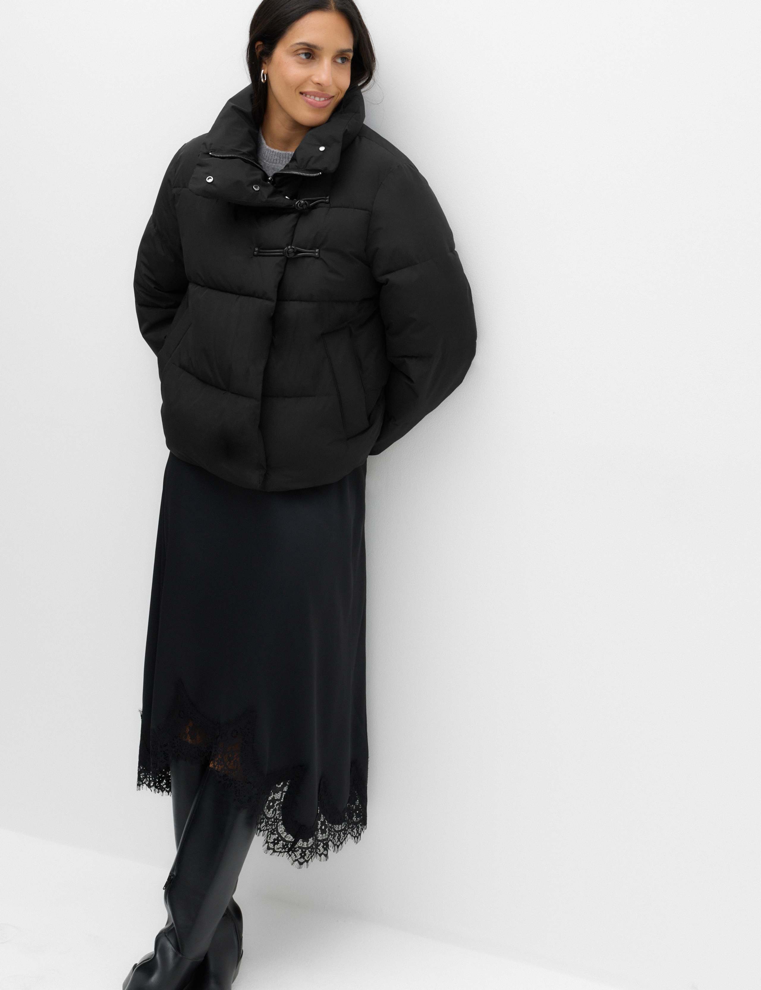 Thermowarmth Padded Funnel Neck Puffer Jacket 7 of 7
