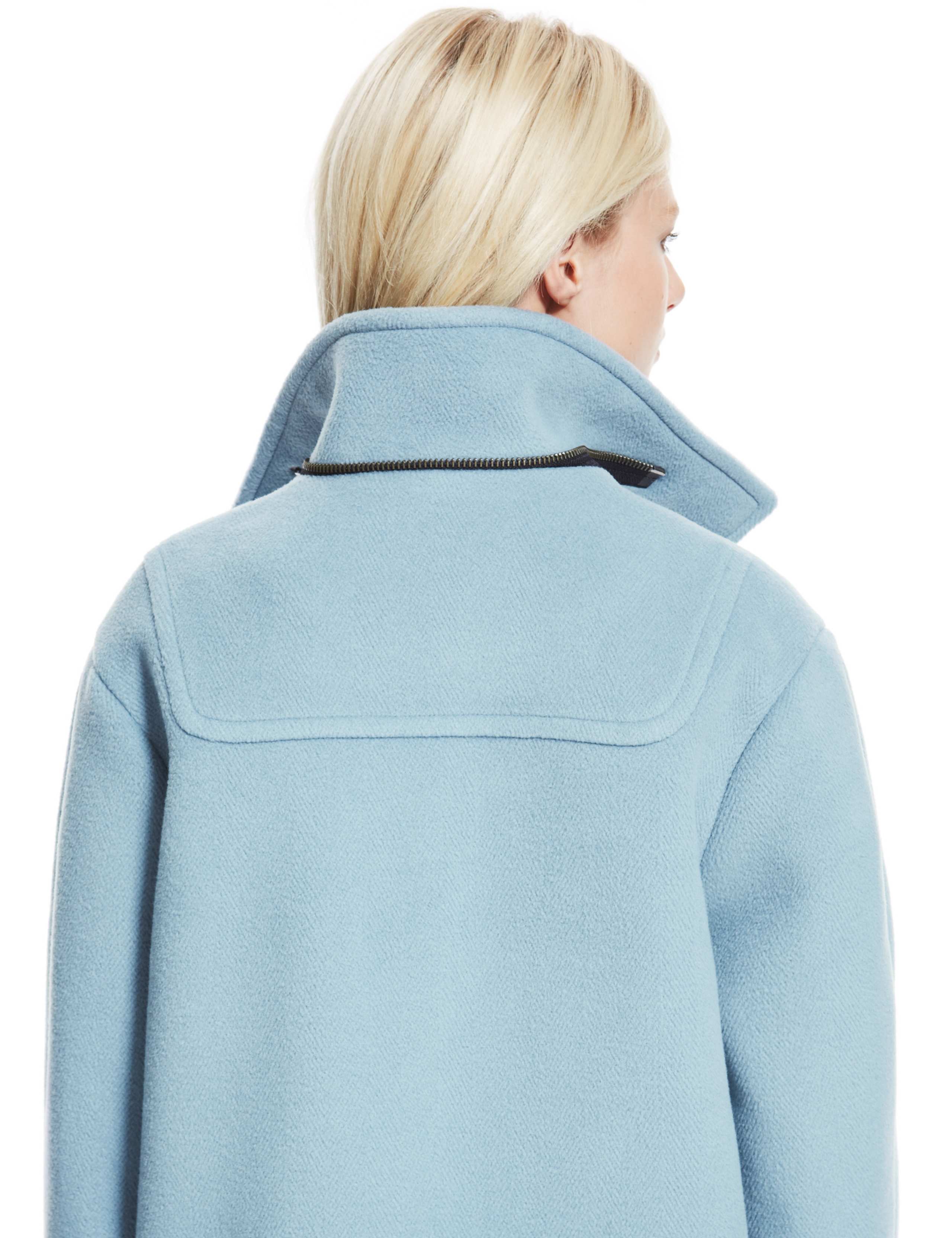 Best of British Pure Wool Hooded Duffle Coat 5 of 5