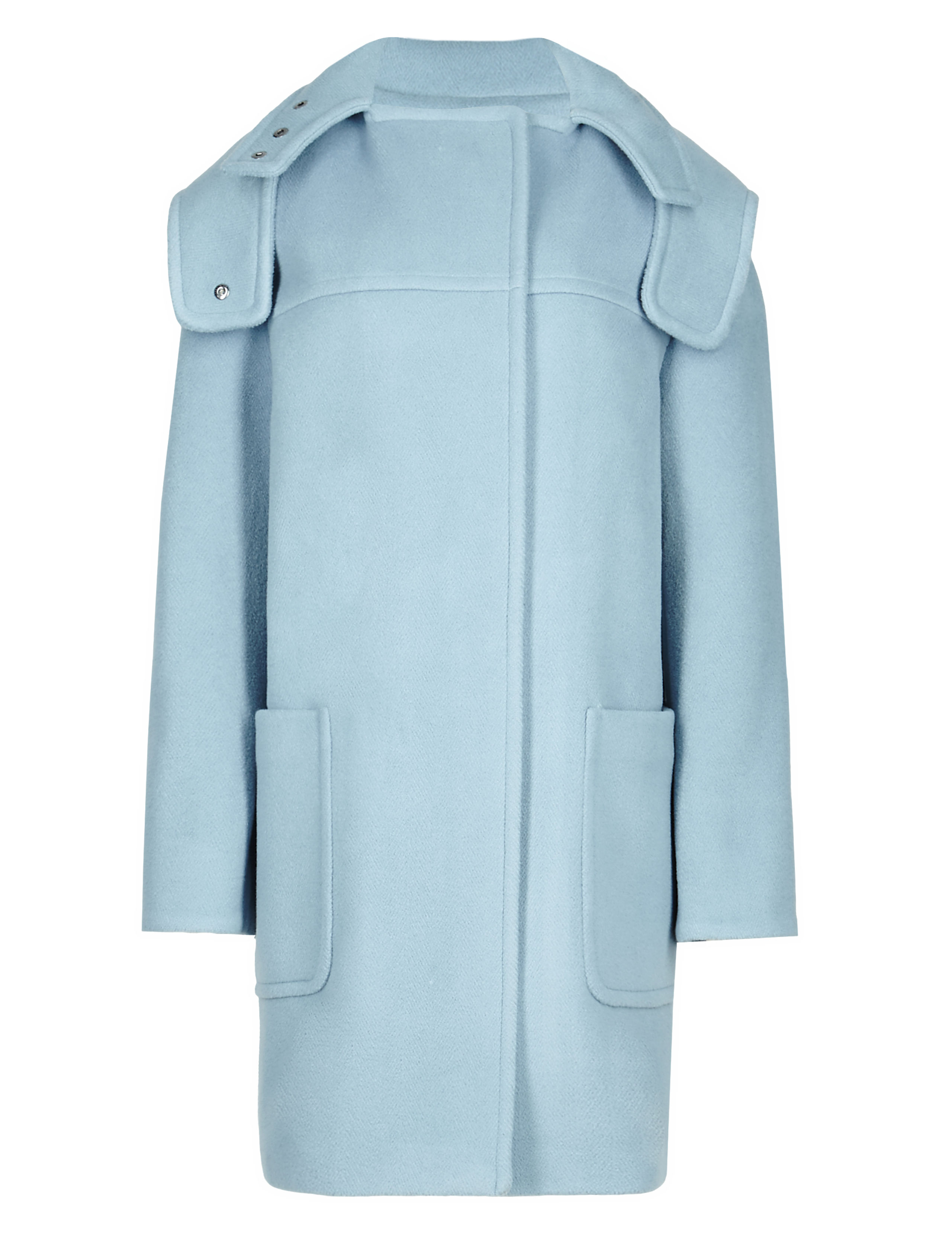 Best of British Pure Wool Hooded Duffle Coat 2 of 5