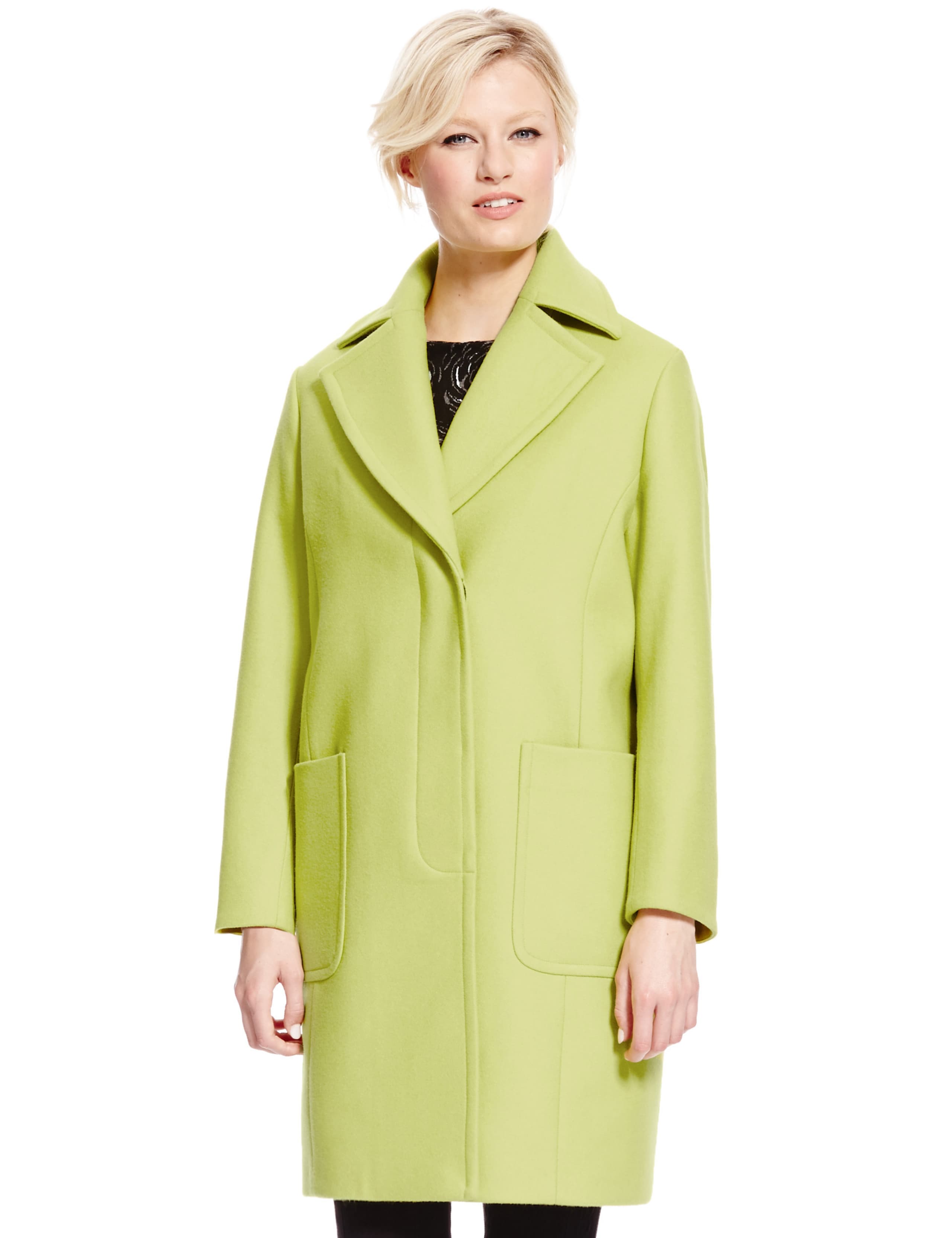 Best of British Pure Wool Cocoon Overcoat 1 of 4