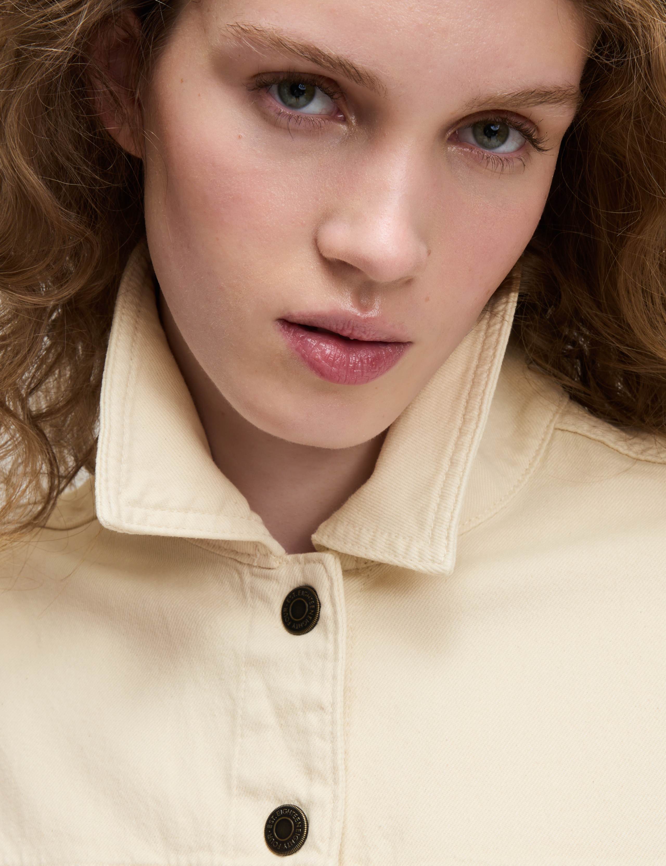 Denim Belted Jacket 3 of 7