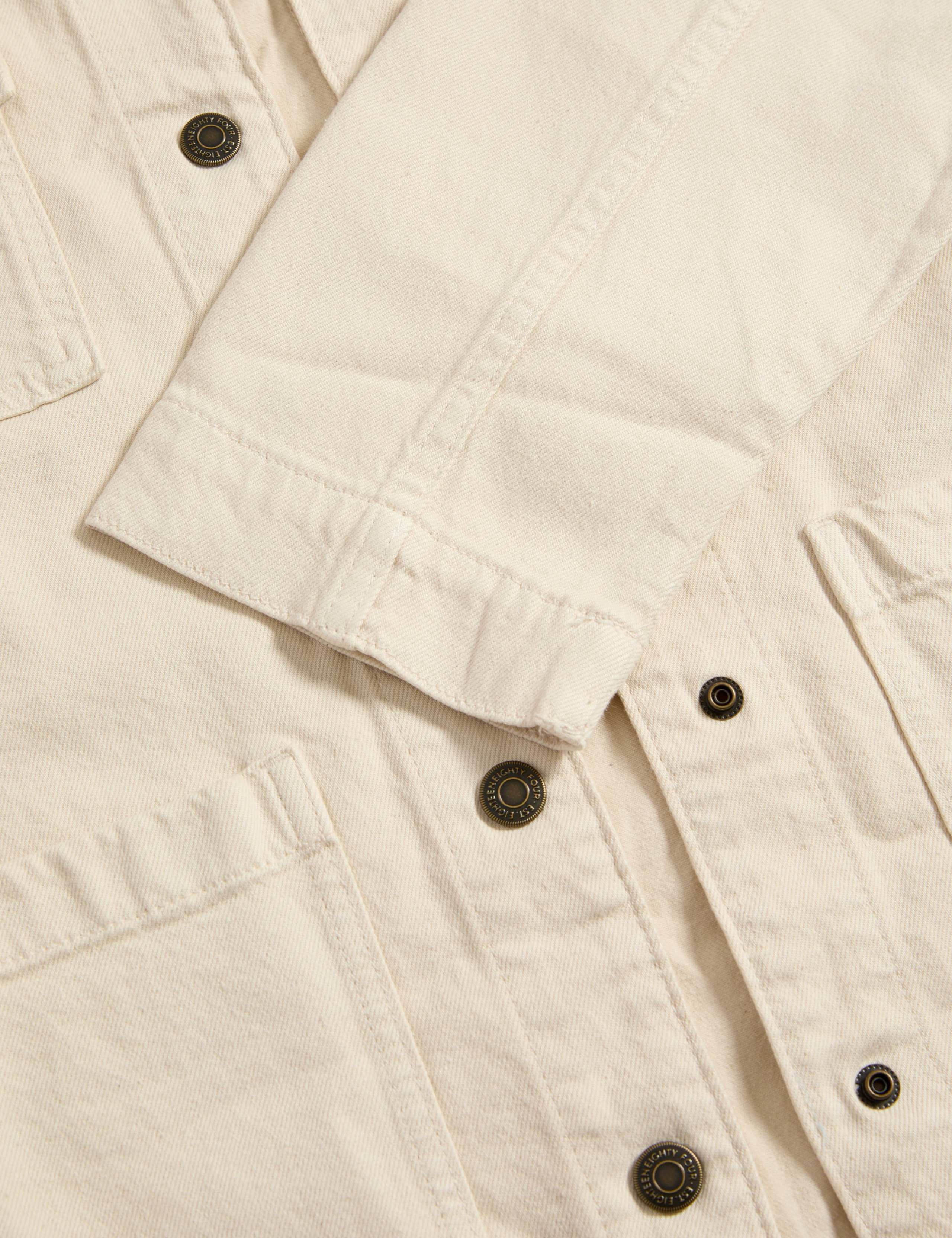 Denim Belted Jacket 7 of 7