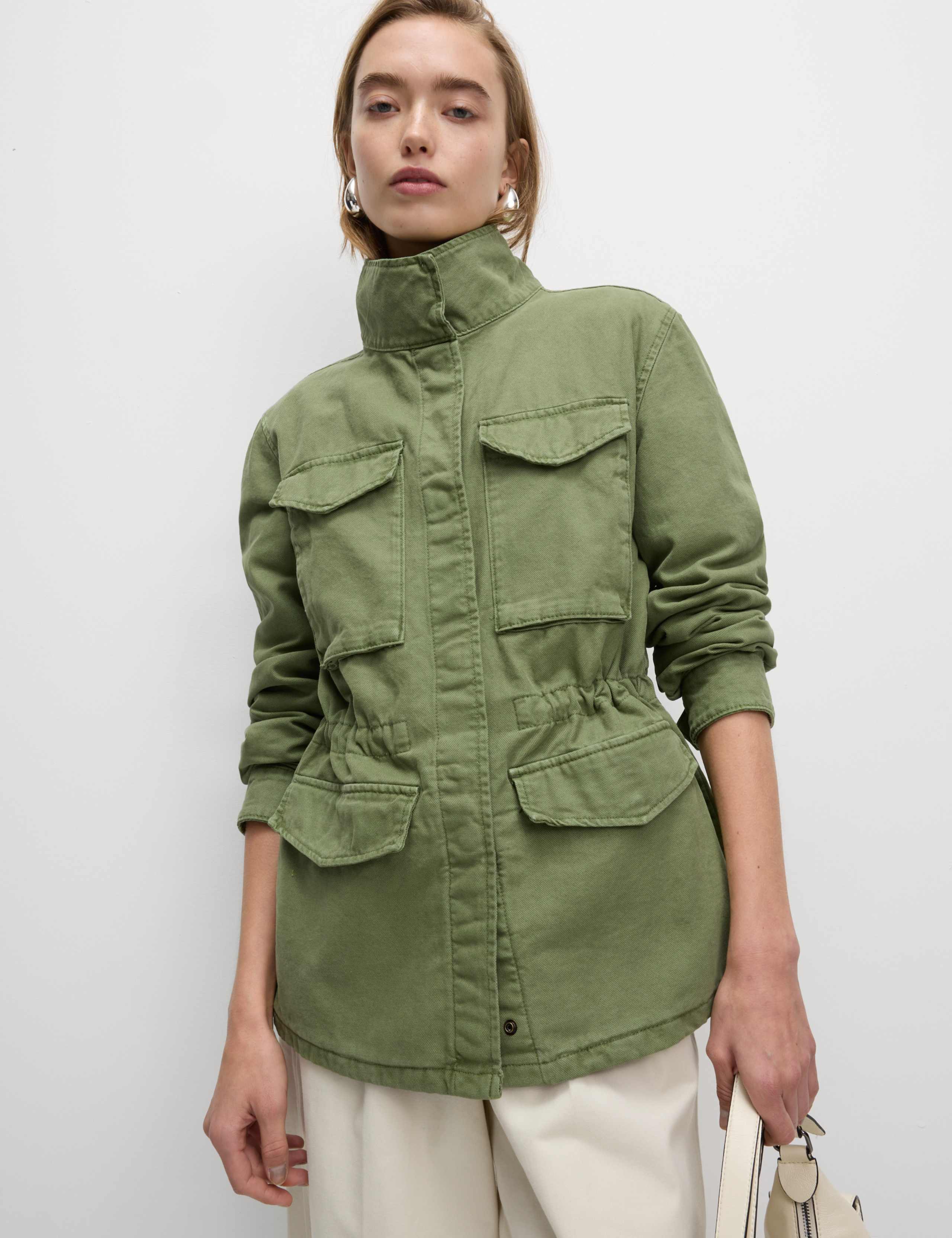 Pure Cotton Lightweight Utility Jacket 5 of 6